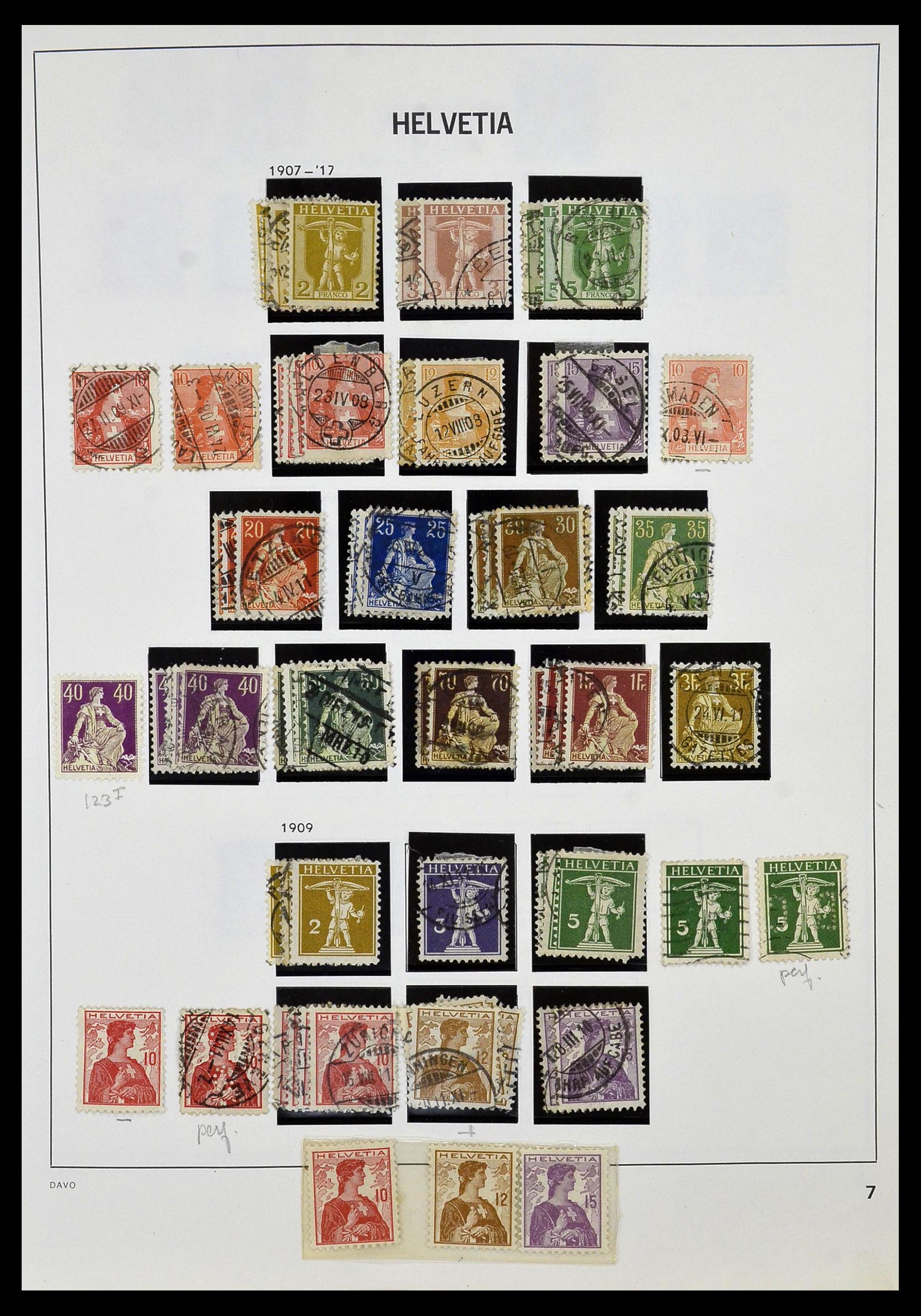 33990 008 - Postzegelverzameling 33990 Zwitserland 1854-1998.