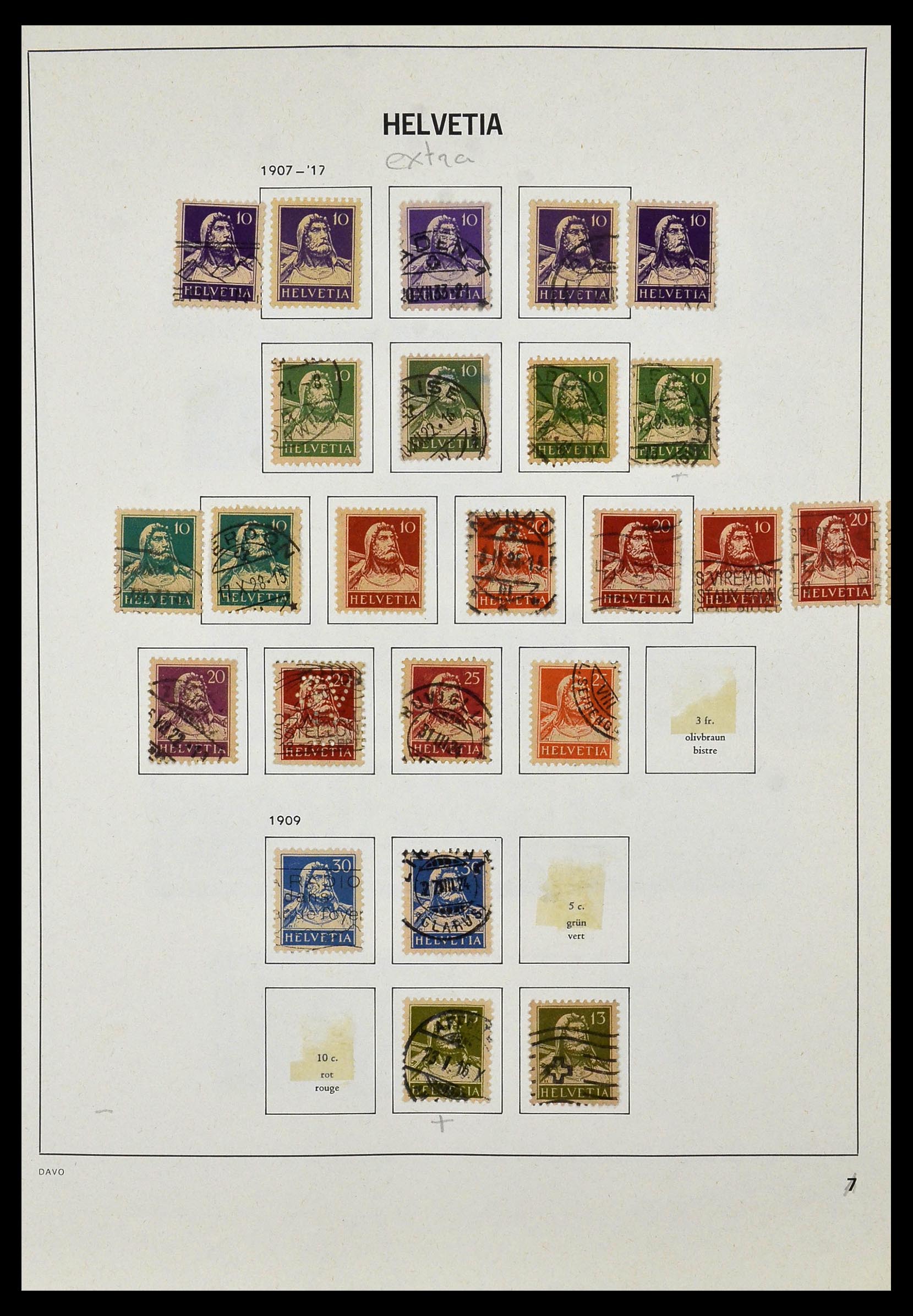 33990 010 - Stamp collection 33990 Switzerland 1854-1998.