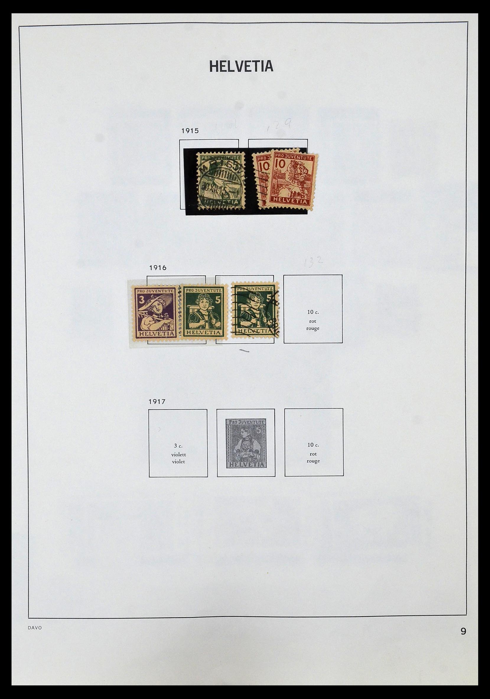 33990 012 - Postzegelverzameling 33990 Zwitserland 1854-1998.