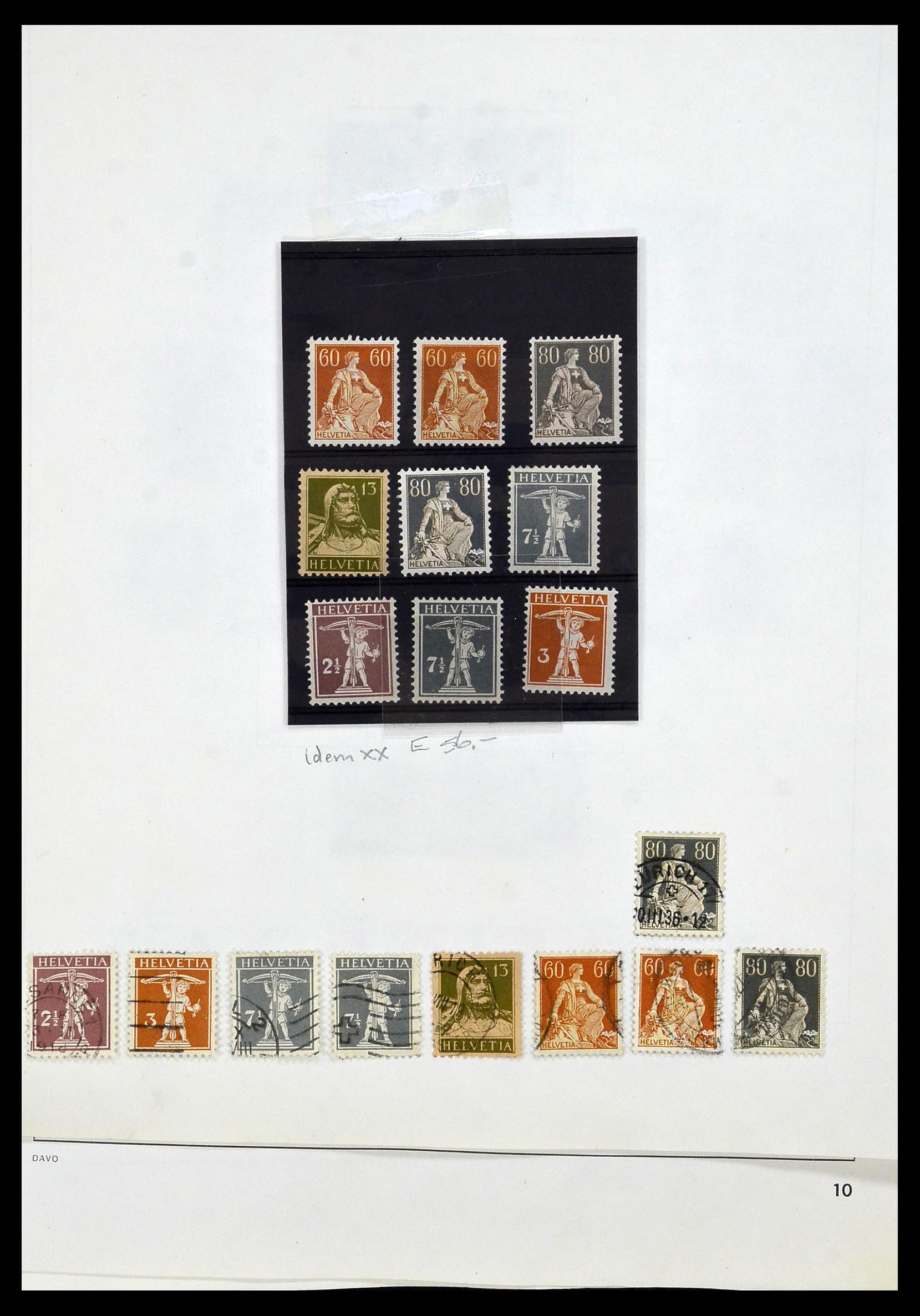 33990 014 - Postzegelverzameling 33990 Zwitserland 1854-1998.