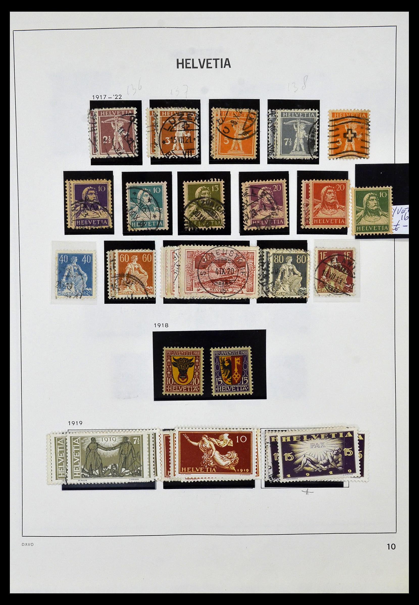 33990 015 - Postzegelverzameling 33990 Zwitserland 1854-1998.