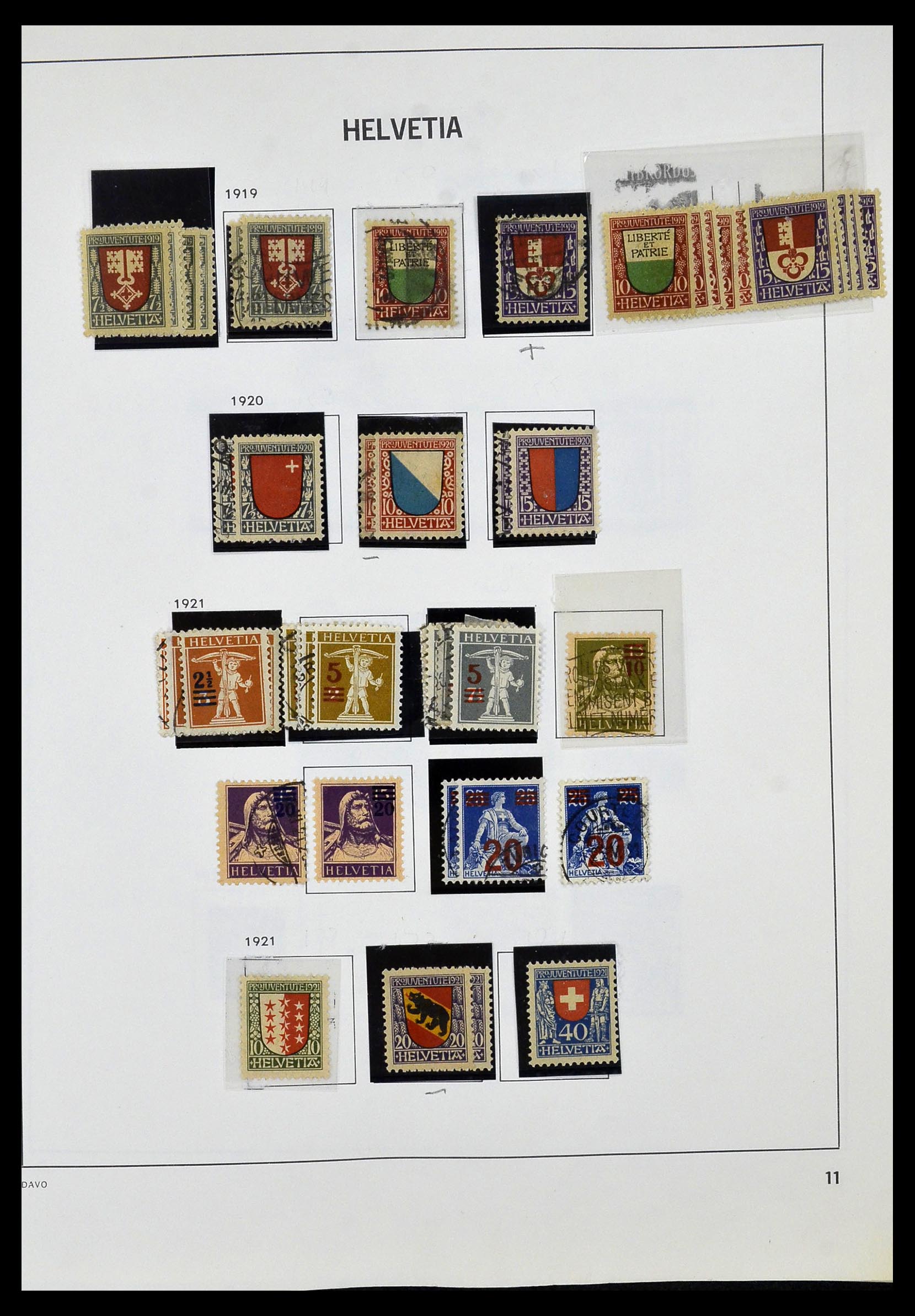 33990 016 - Postzegelverzameling 33990 Zwitserland 1854-1998.
