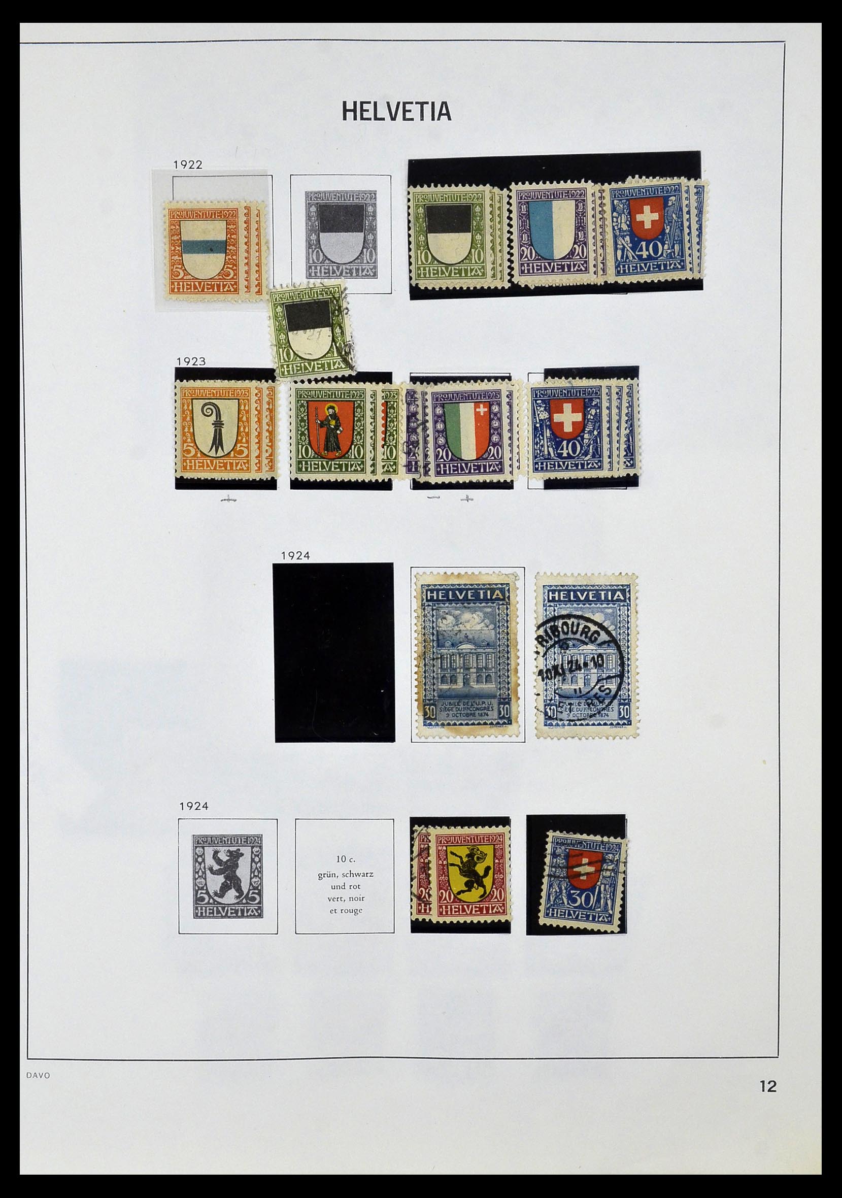 33990 017 - Postzegelverzameling 33990 Zwitserland 1854-1998.