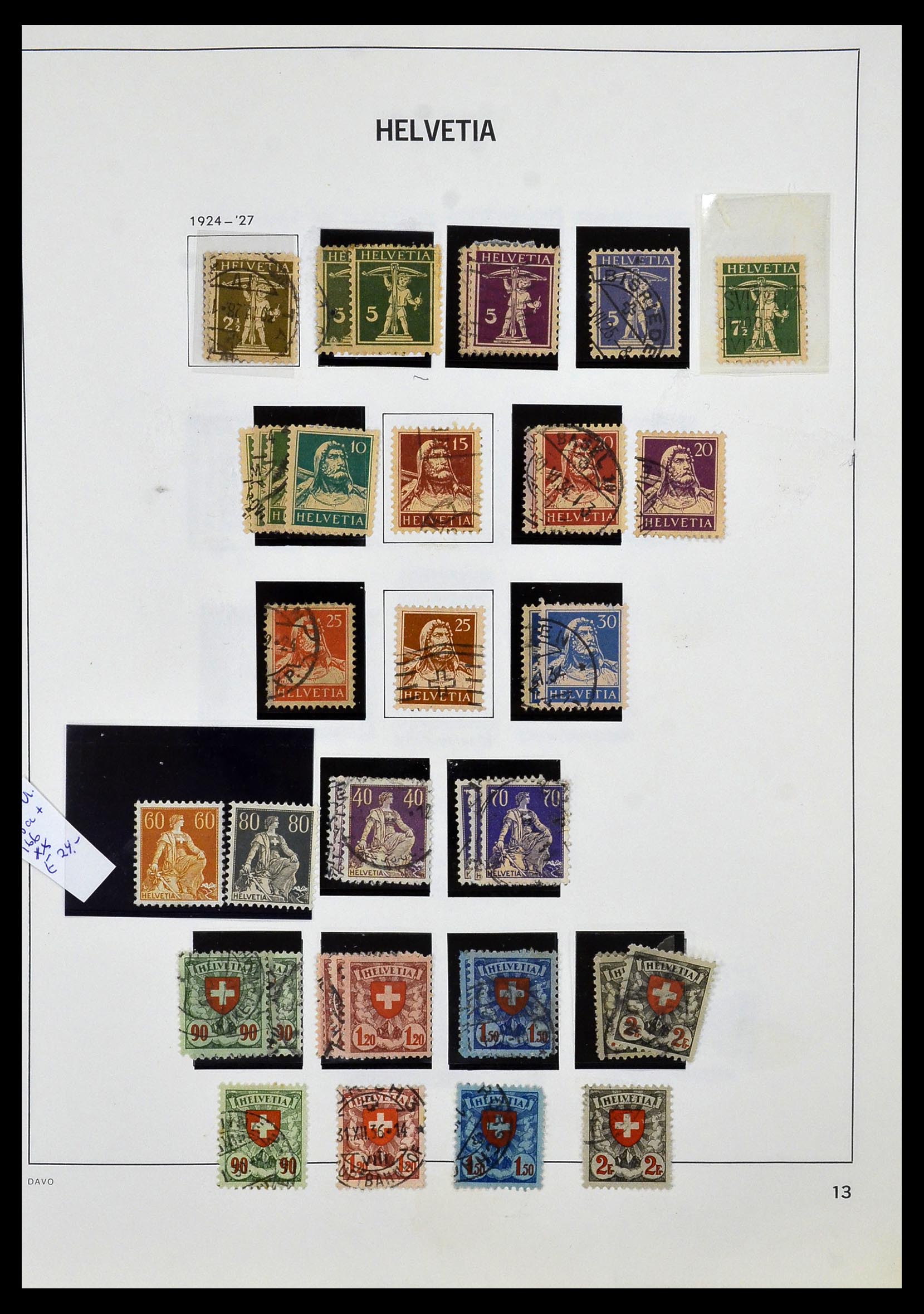 33990 018 - Postzegelverzameling 33990 Zwitserland 1854-1998.