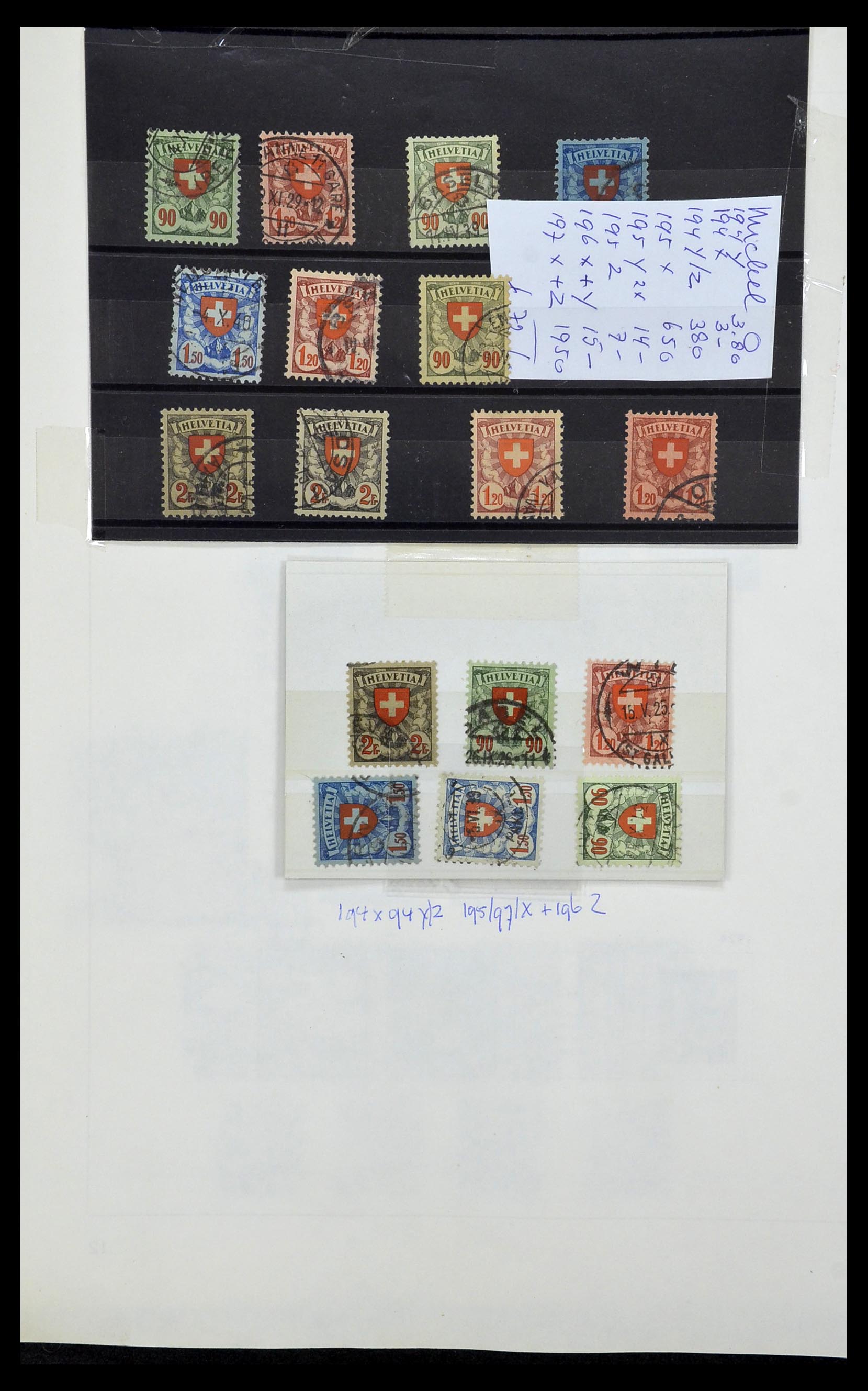 33990 019 - Postzegelverzameling 33990 Zwitserland 1854-1998.