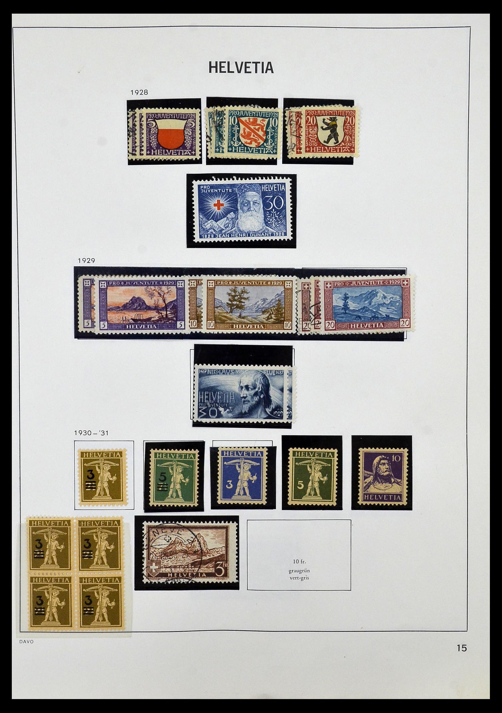 33990 021 - Stamp collection 33990 Switzerland 1854-1998.
