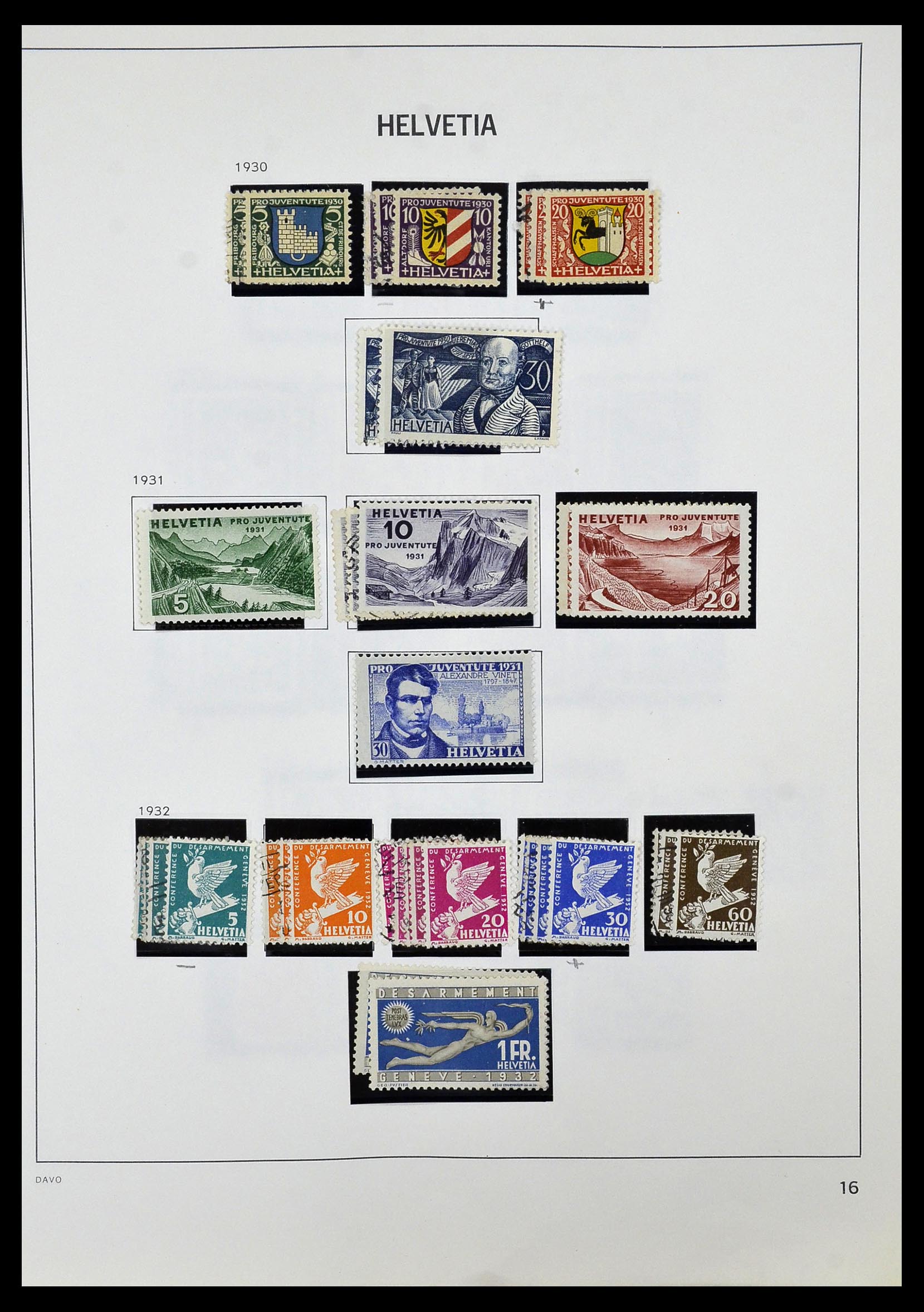 33990 022 - Postzegelverzameling 33990 Zwitserland 1854-1998.