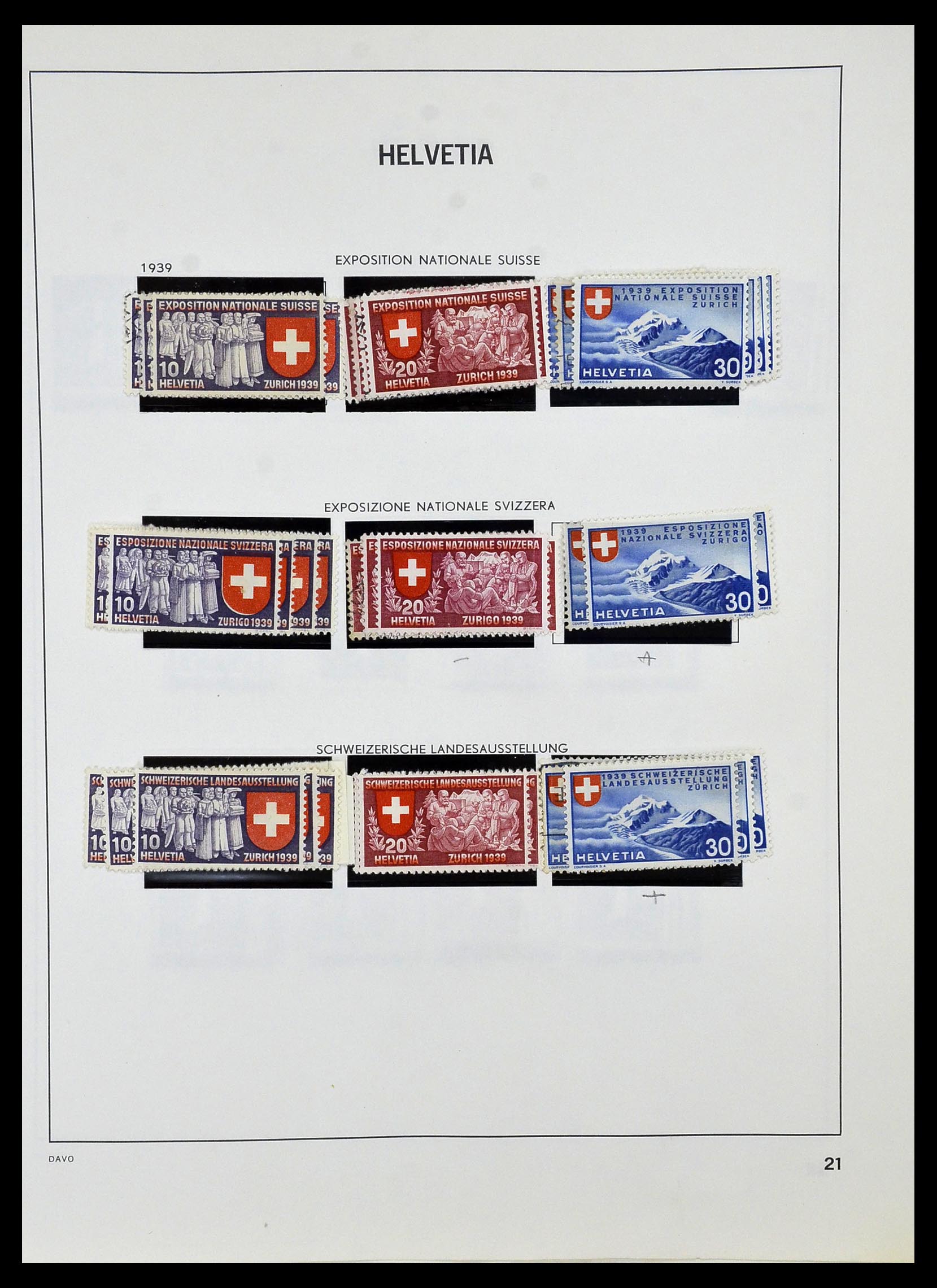 33990 027 - Postzegelverzameling 33990 Zwitserland 1854-1998.