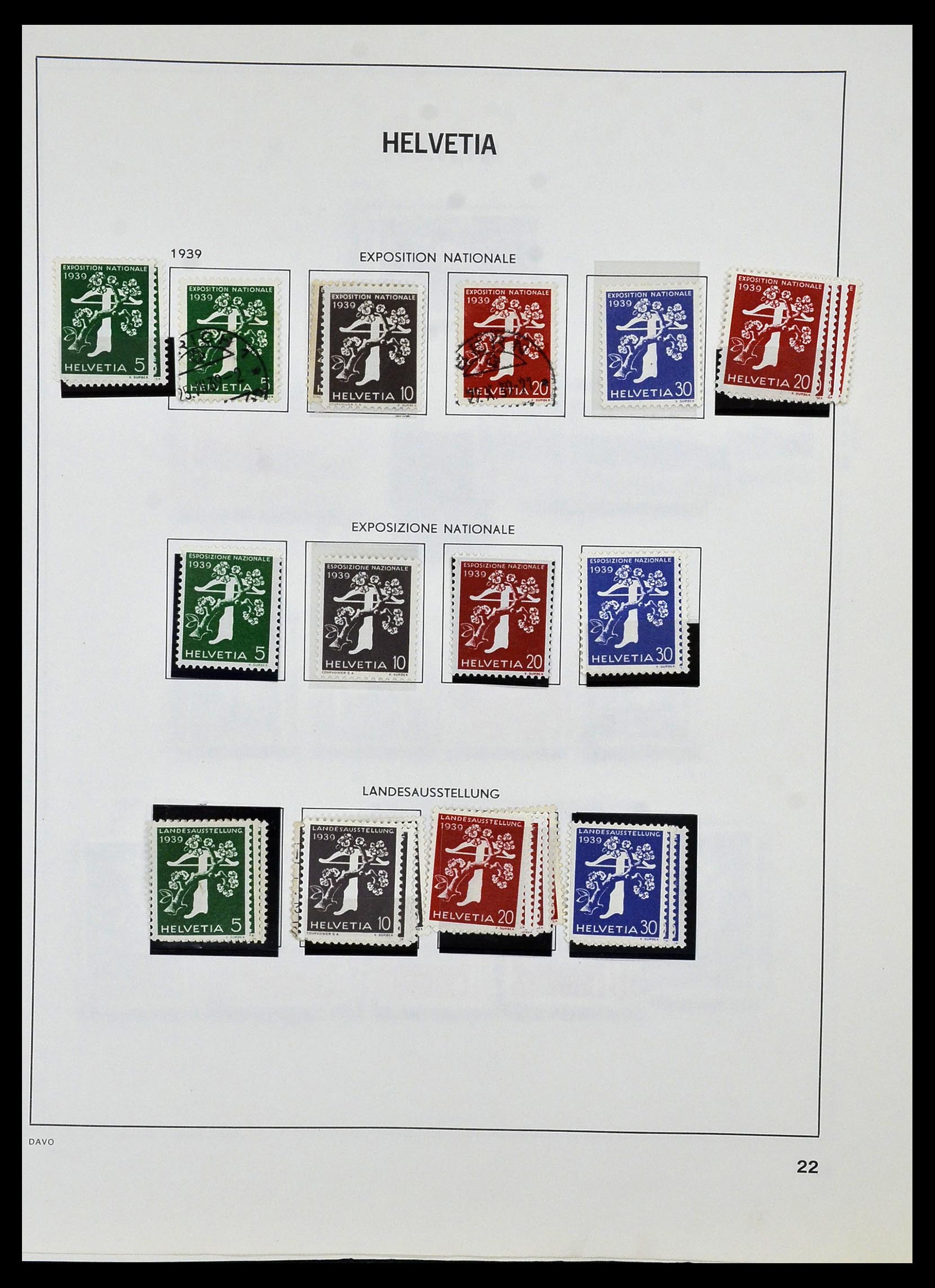 33990 028 - Postzegelverzameling 33990 Zwitserland 1854-1998.