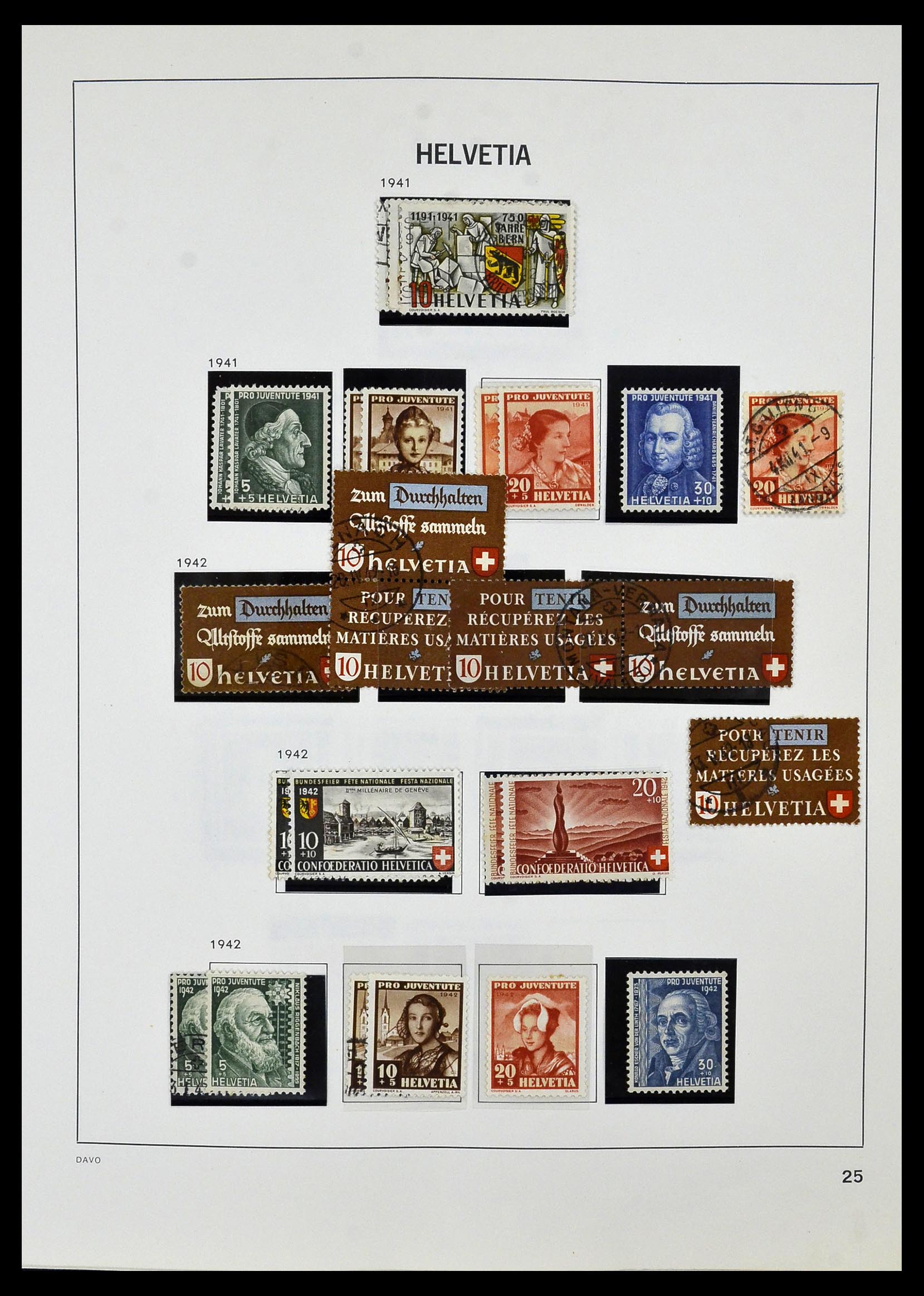 33990 031 - Postzegelverzameling 33990 Zwitserland 1854-1998.