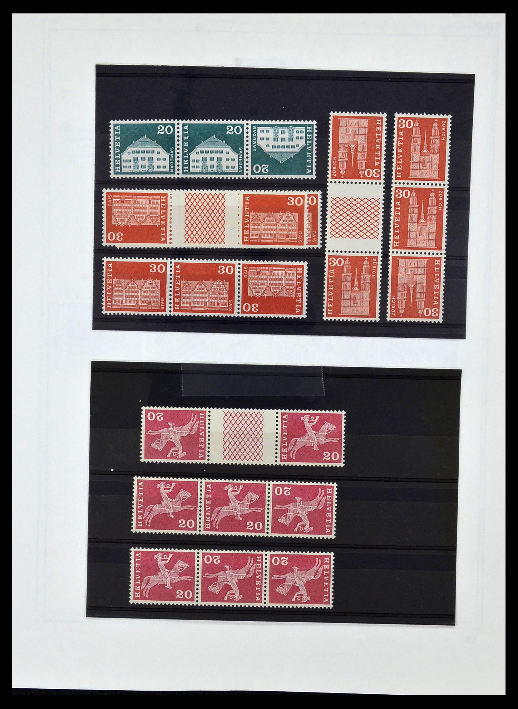 33990 056 - Postzegelverzameling 33990 Zwitserland 1854-1998.