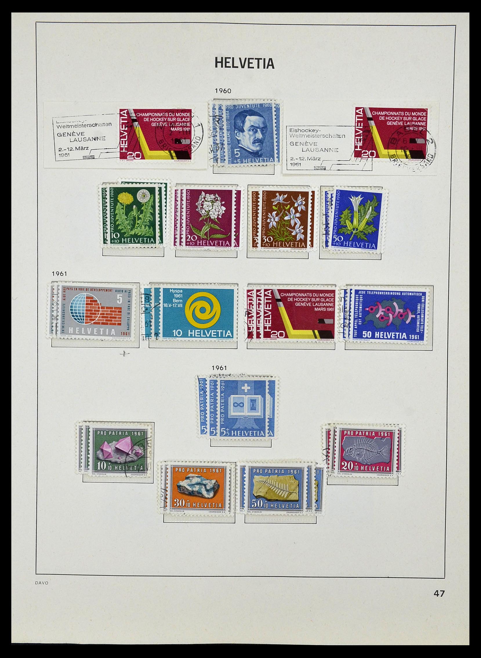 33990 057 - Postzegelverzameling 33990 Zwitserland 1854-1998.