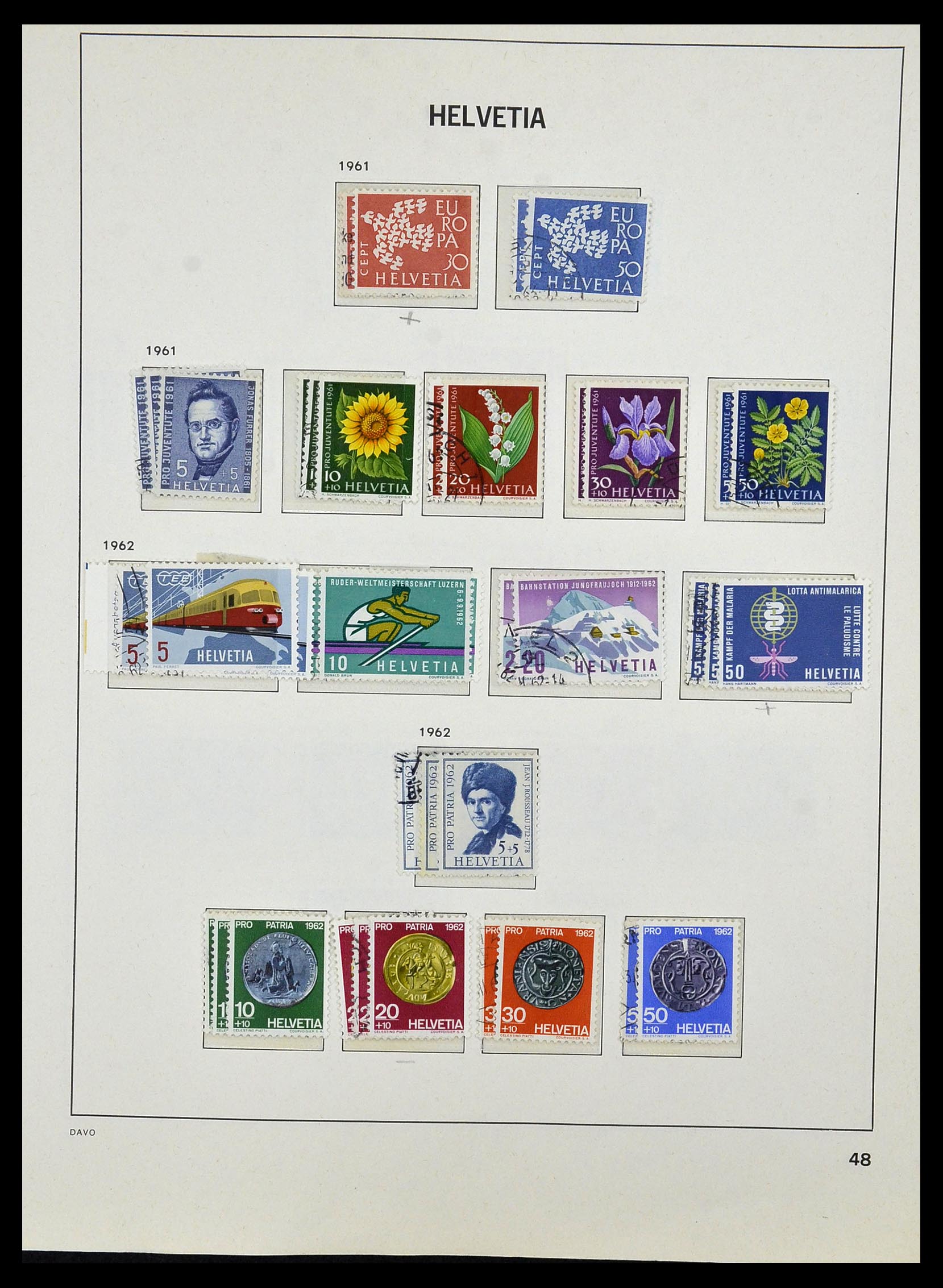 33990 058 - Postzegelverzameling 33990 Zwitserland 1854-1998.