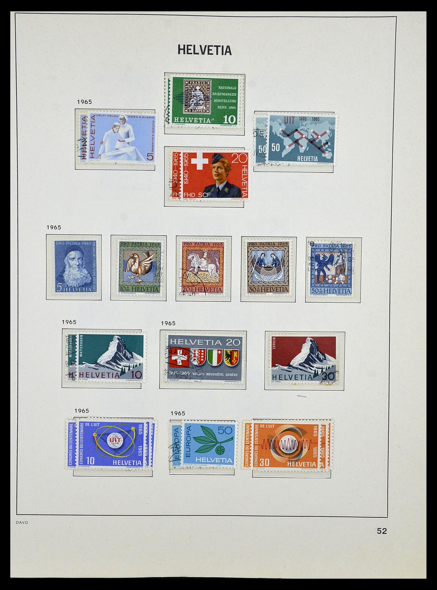 33990 062 - Stamp collection 33990 Switzerland 1854-1998.
