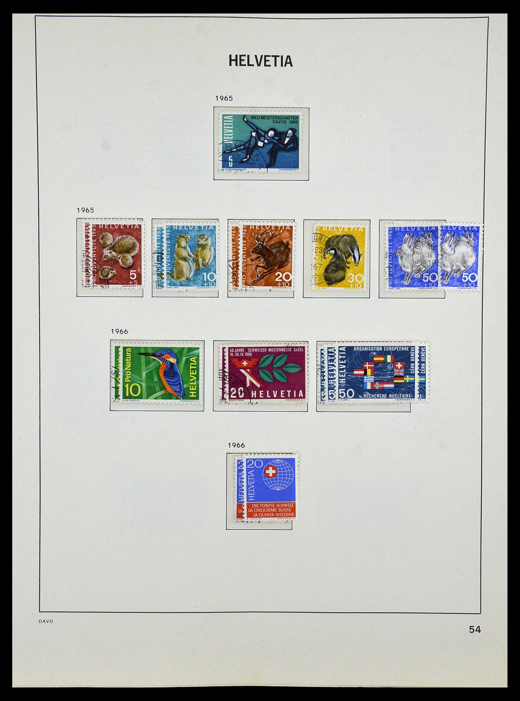 33990 064 - Stamp collection 33990 Switzerland 1854-1998.