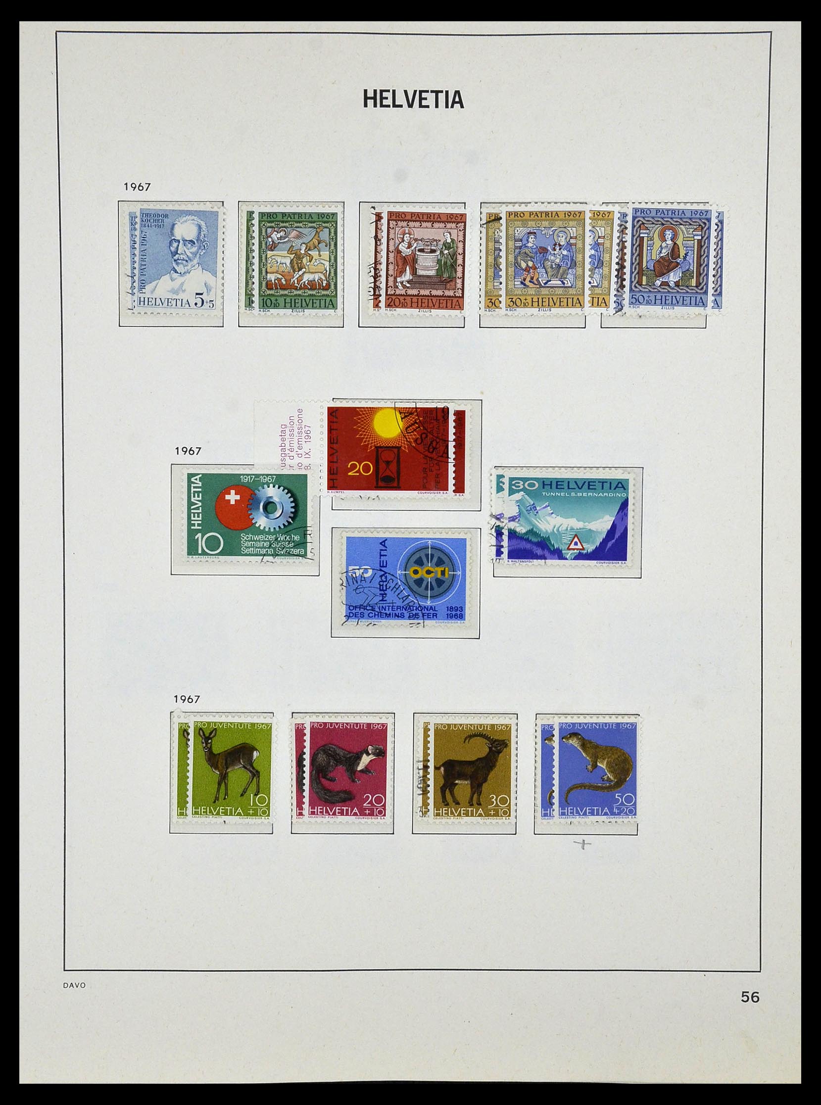 33990 066 - Stamp collection 33990 Switzerland 1854-1998.