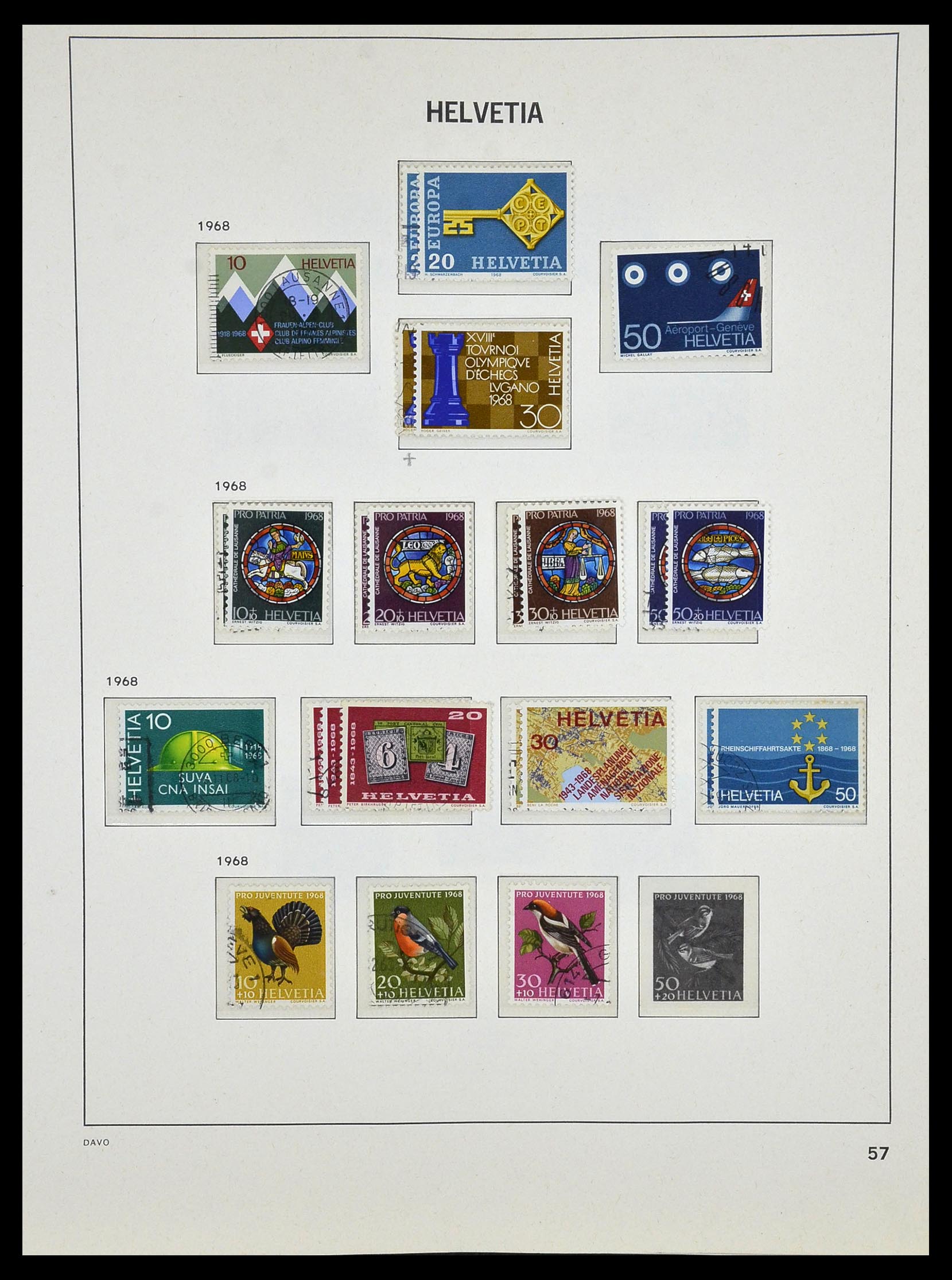 33990 067 - Stamp collection 33990 Switzerland 1854-1998.