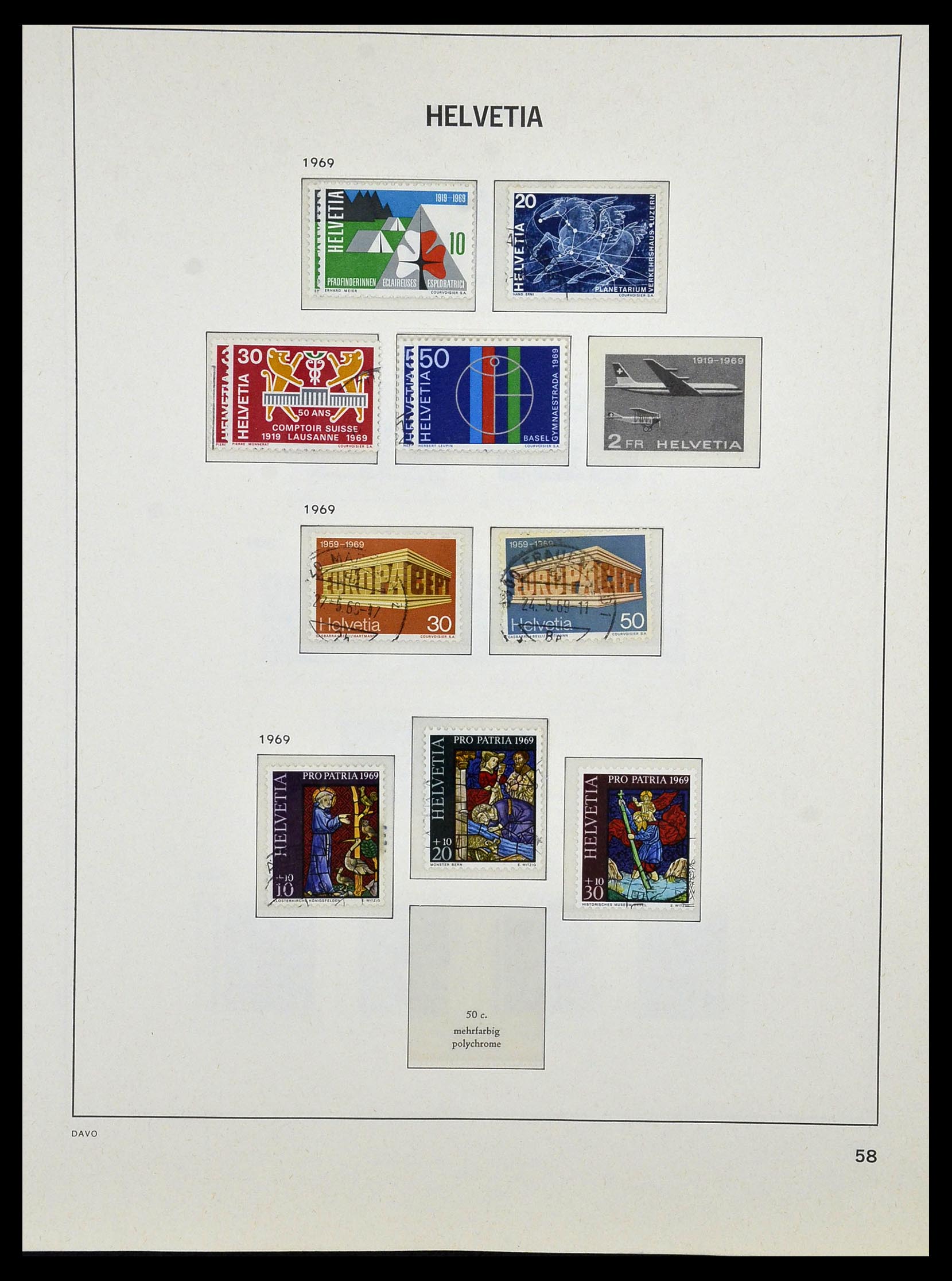 33990 068 - Stamp collection 33990 Switzerland 1854-1998.