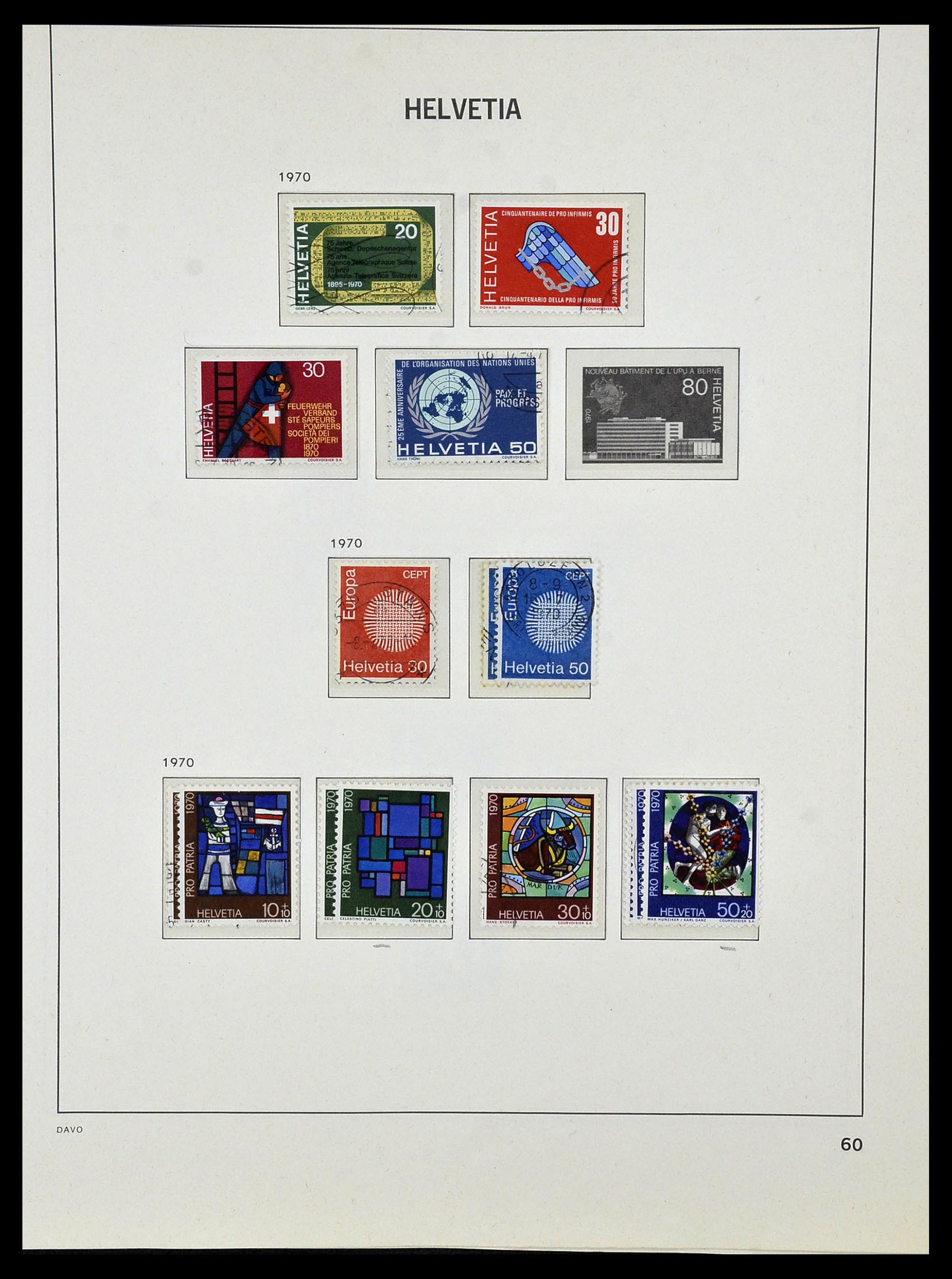 33990 070 - Stamp collection 33990 Switzerland 1854-1998.