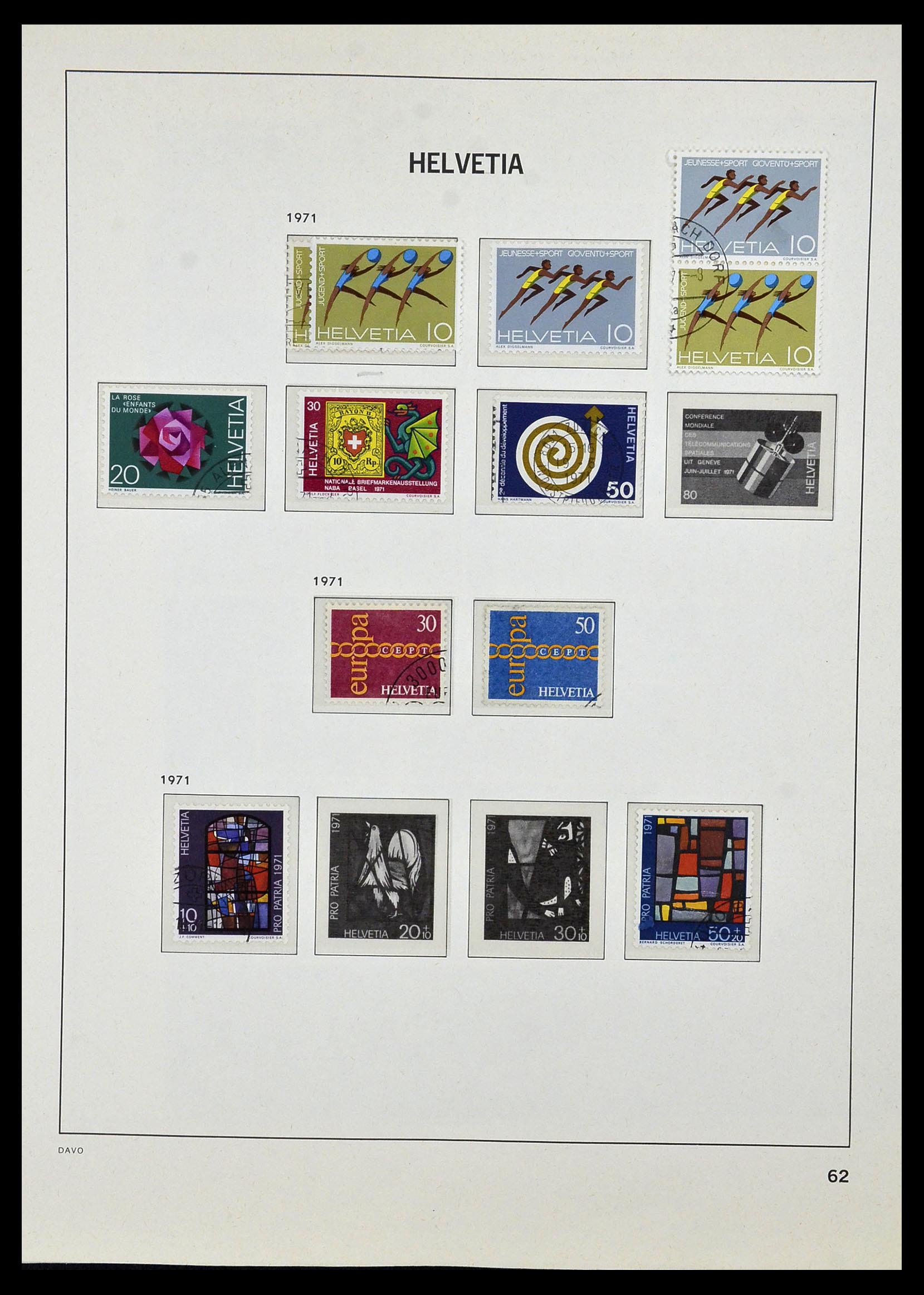 33990 072 - Stamp collection 33990 Switzerland 1854-1998.