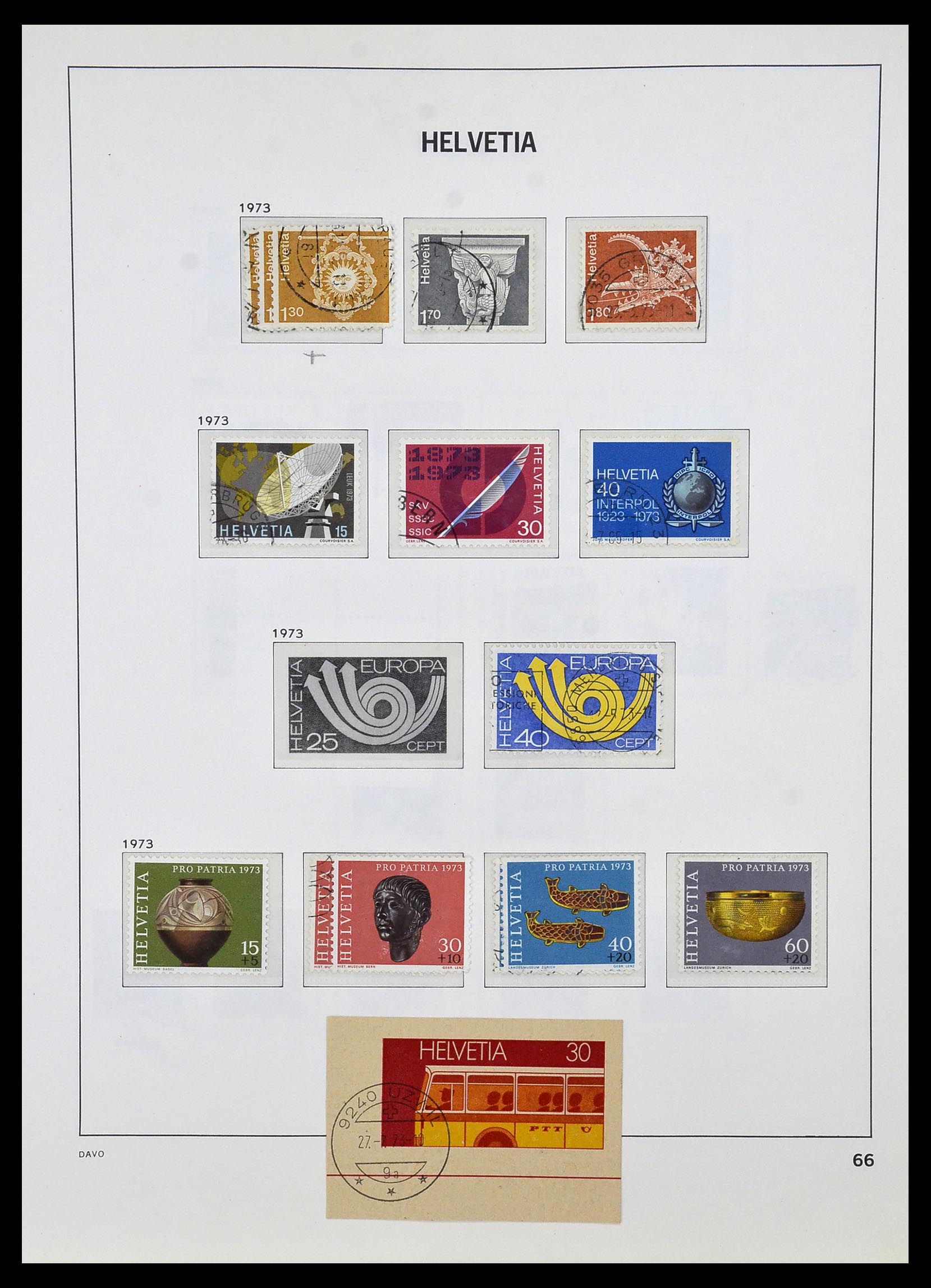 33990 077 - Stamp collection 33990 Switzerland 1854-1998.