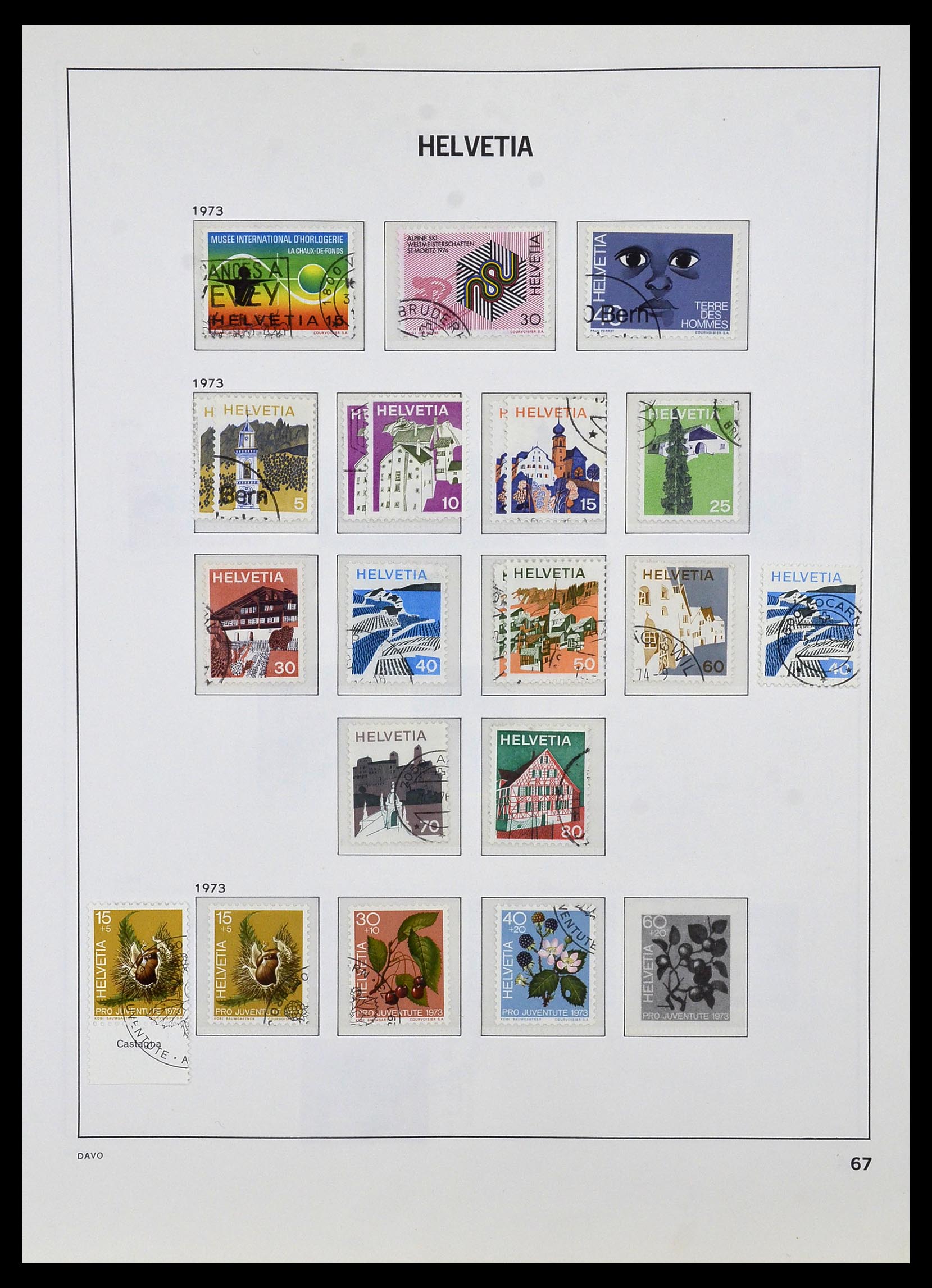 33990 078 - Stamp collection 33990 Switzerland 1854-1998.