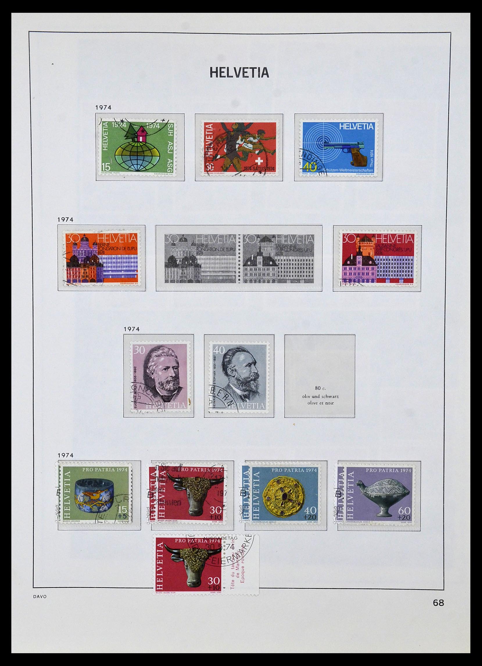 33990 079 - Stamp collection 33990 Switzerland 1854-1998.