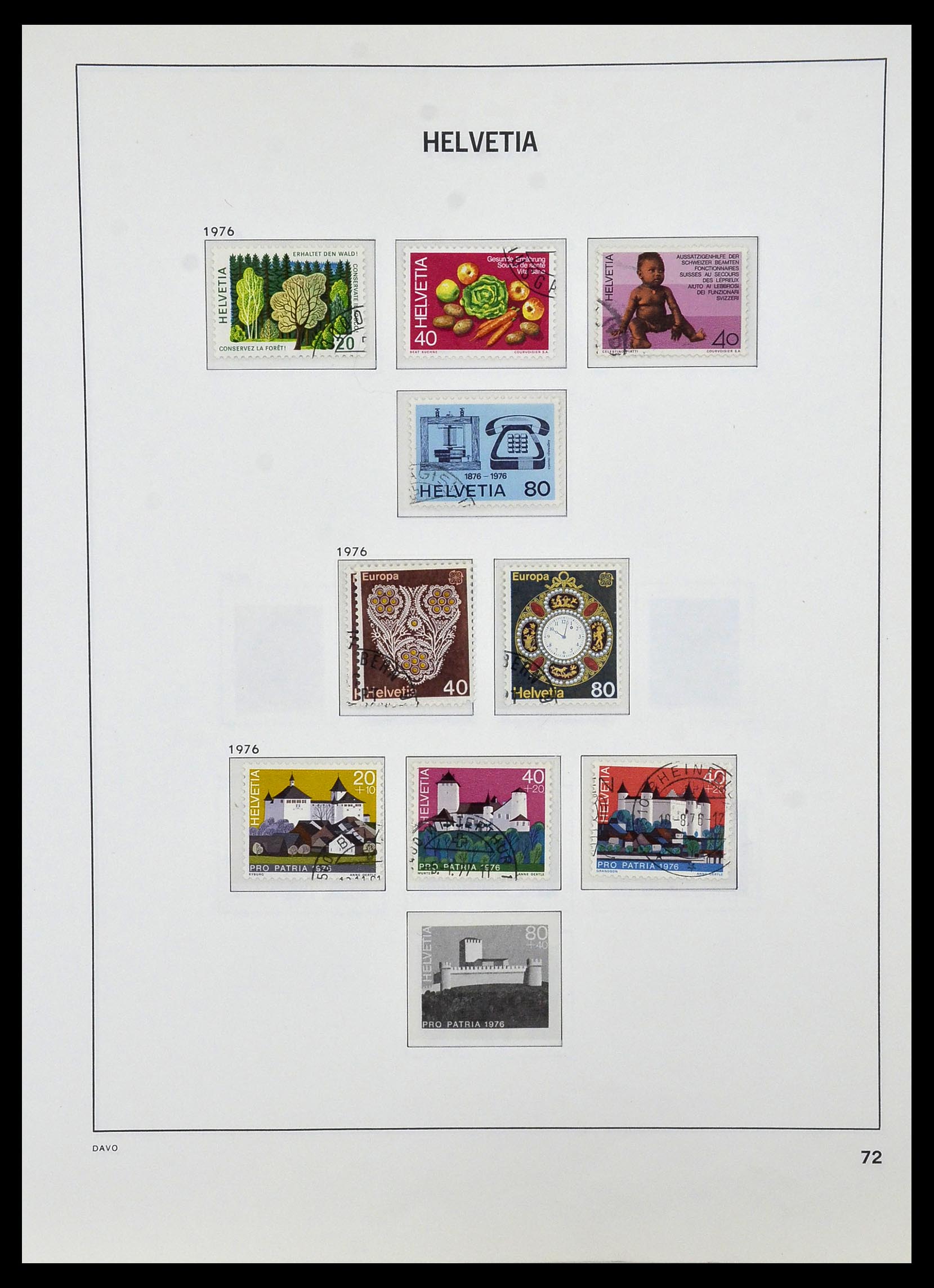 33990 084 - Stamp collection 33990 Switzerland 1854-1998.