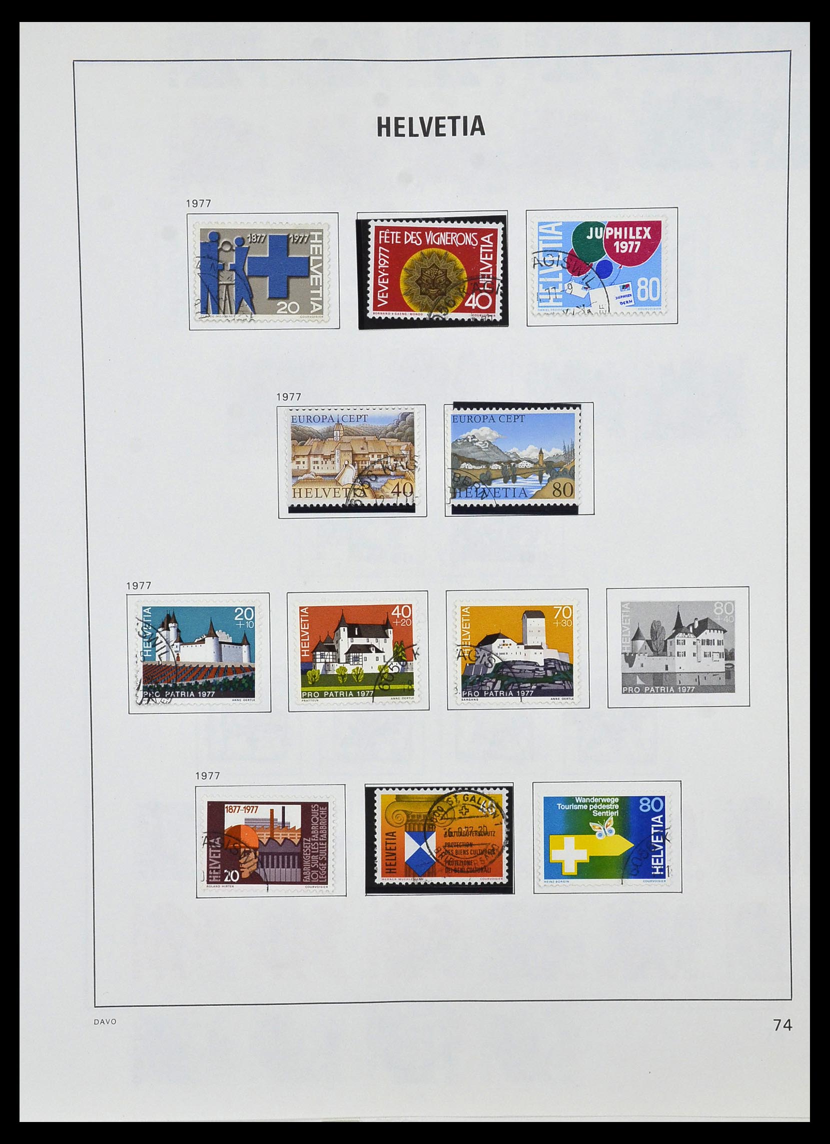 33990 086 - Stamp collection 33990 Switzerland 1854-1998.
