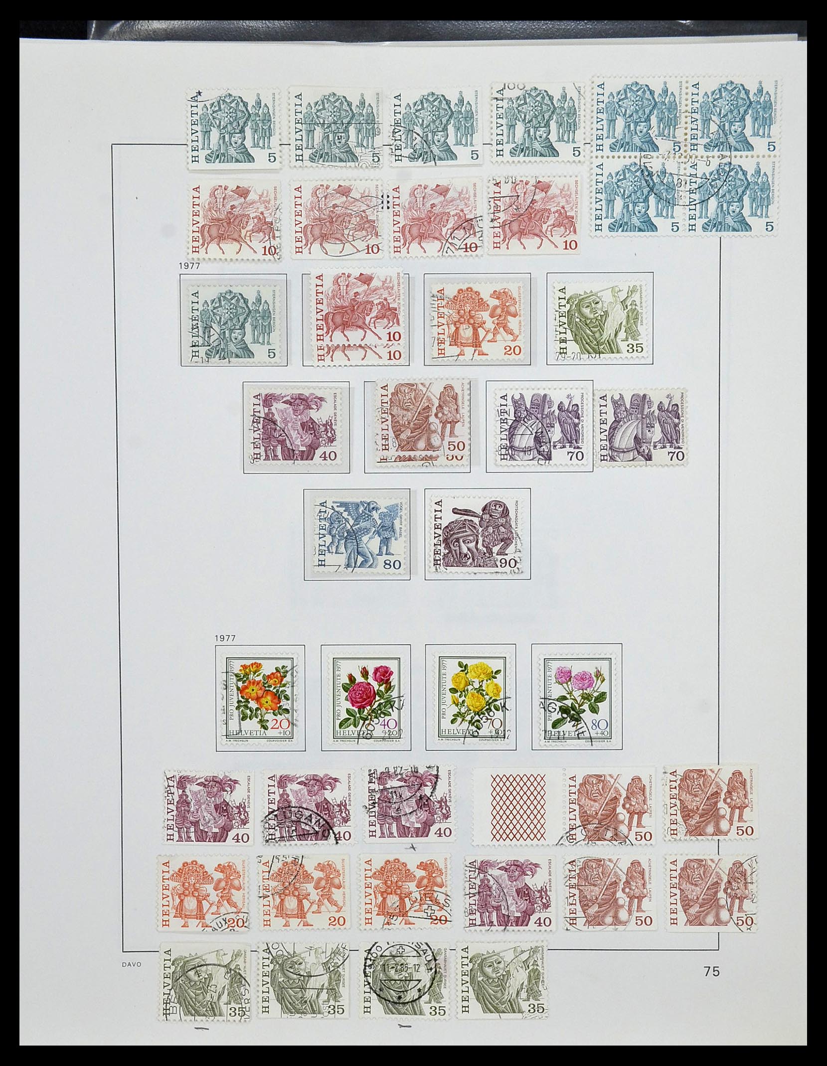 33990 087 - Stamp collection 33990 Switzerland 1854-1998.
