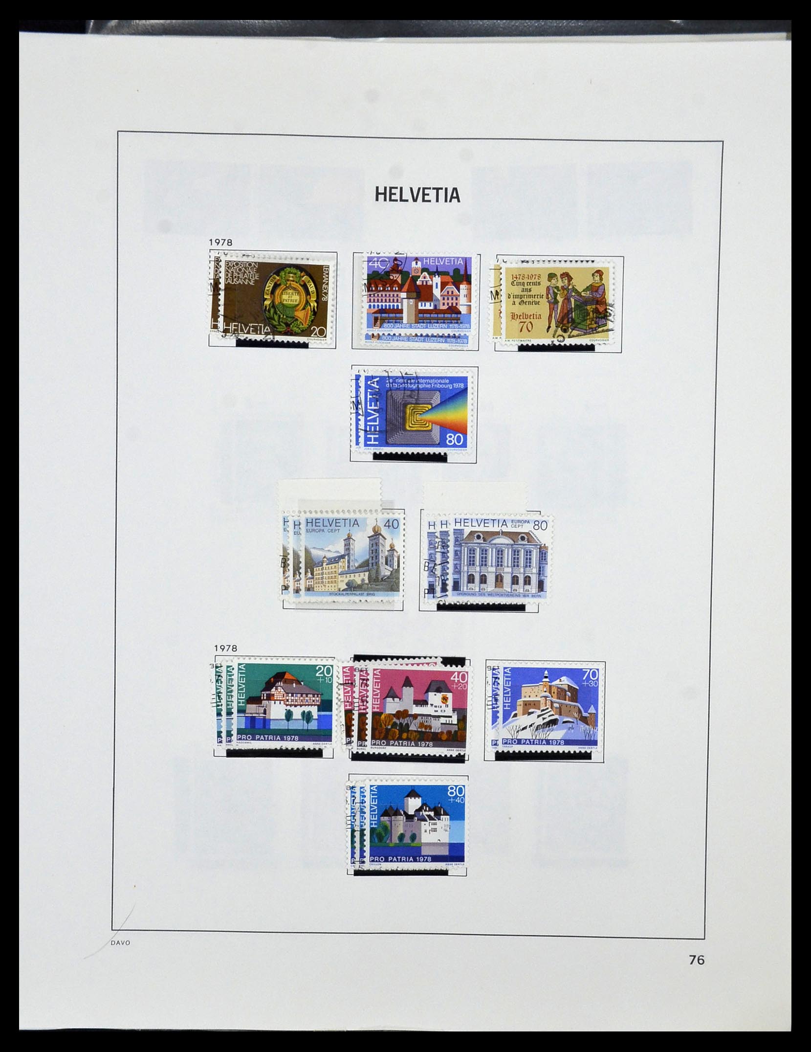33990 088 - Stamp collection 33990 Switzerland 1854-1998.