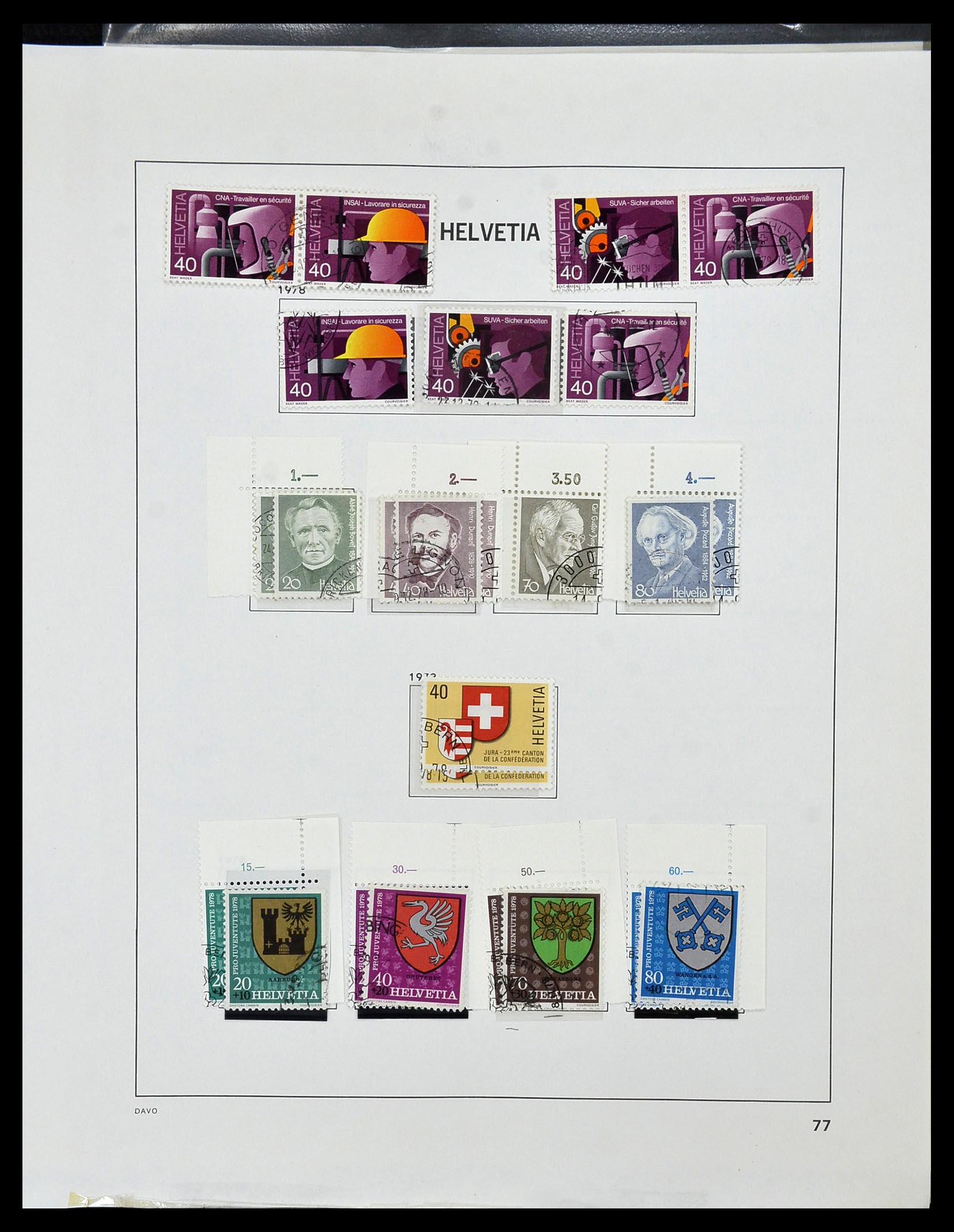 33990 089 - Stamp collection 33990 Switzerland 1854-1998.