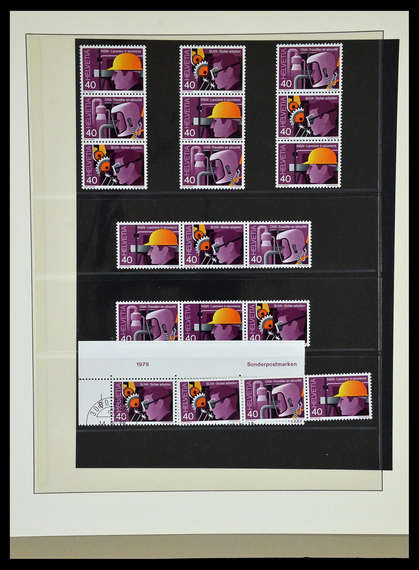 33990 091 - Stamp collection 33990 Switzerland 1854-1998.