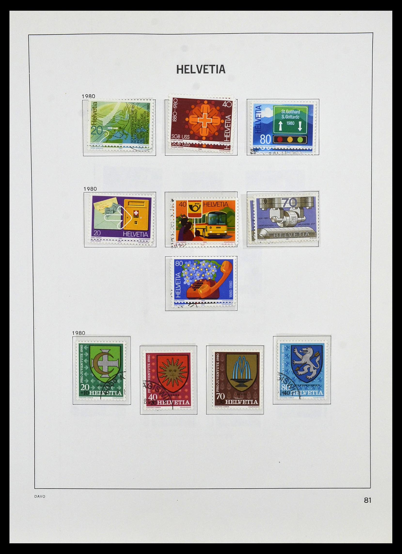33990 094 - Stamp collection 33990 Switzerland 1854-1998.