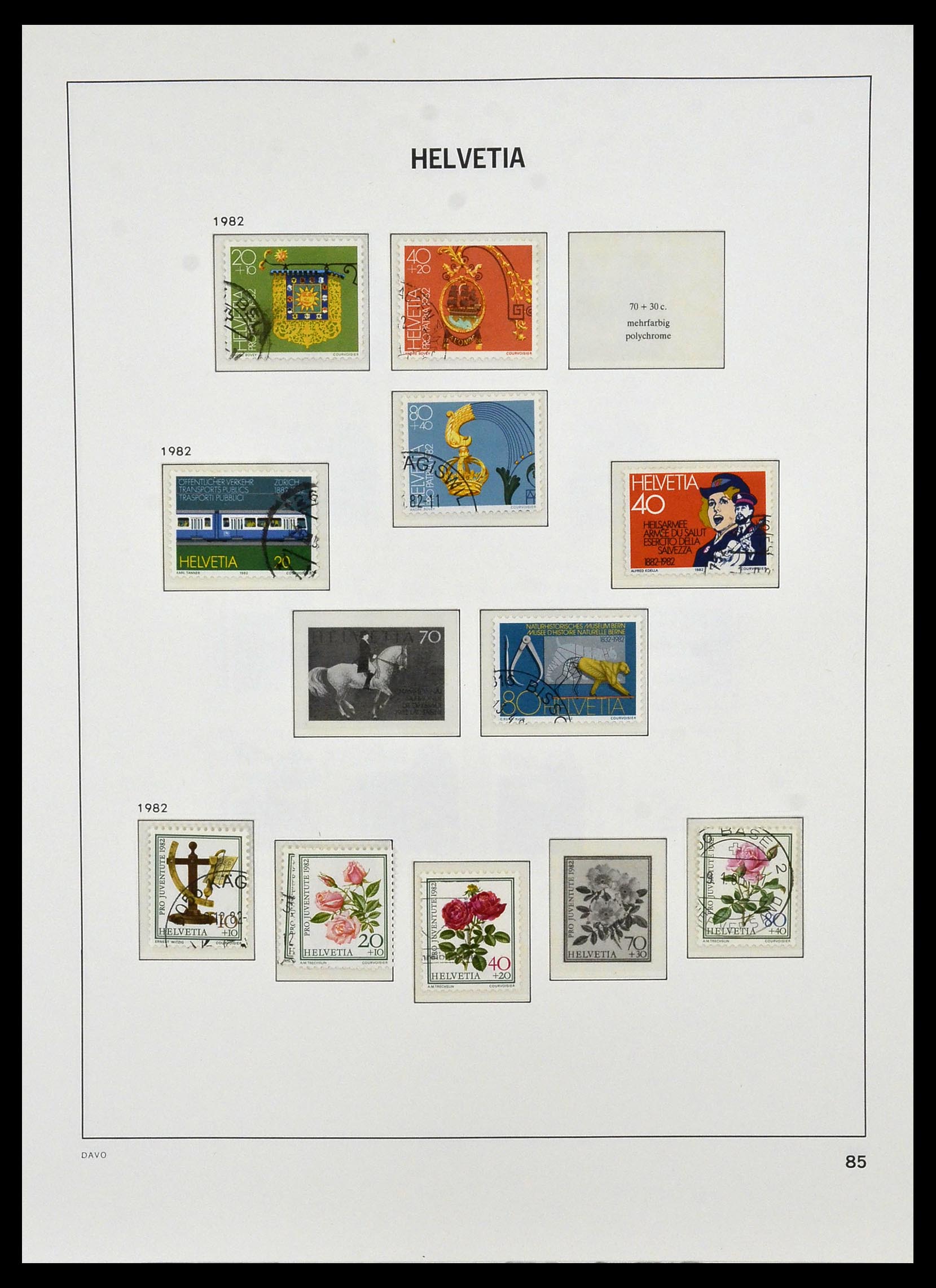 33990 098 - Stamp collection 33990 Switzerland 1854-1998.