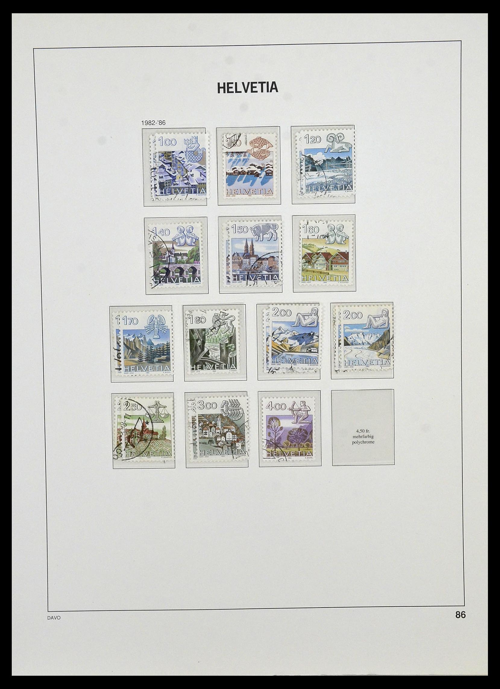 33990 099 - Stamp collection 33990 Switzerland 1854-1998.