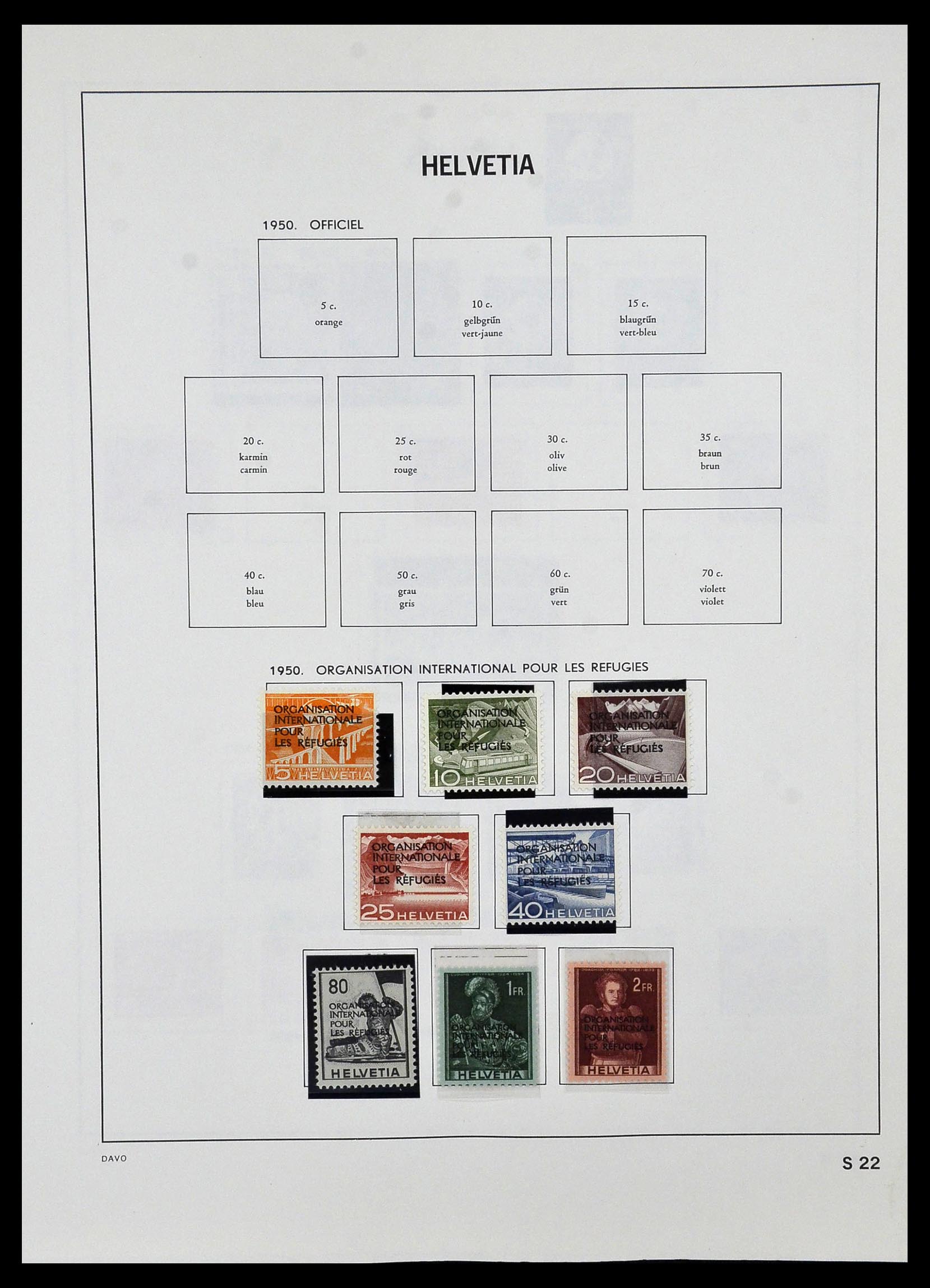 33990 161 - Stamp collection 33990 Switzerland 1854-1998.