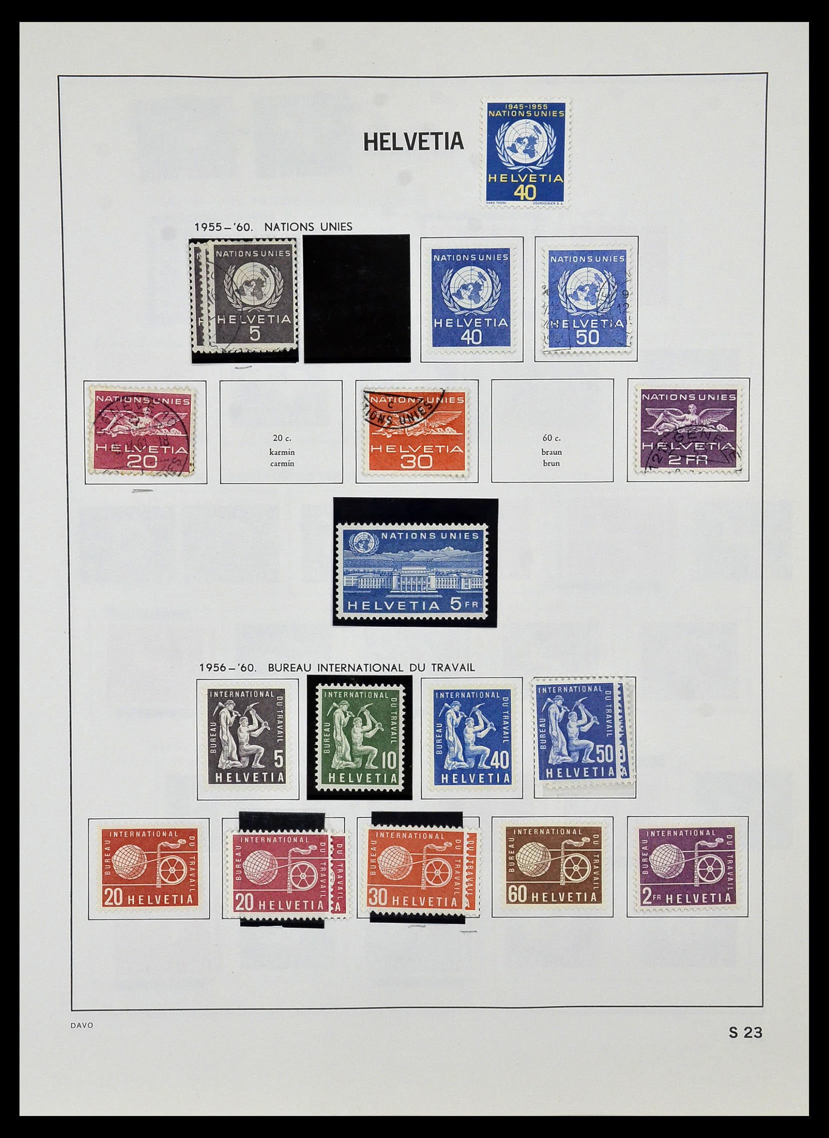 33990 162 - Stamp collection 33990 Switzerland 1854-1998.