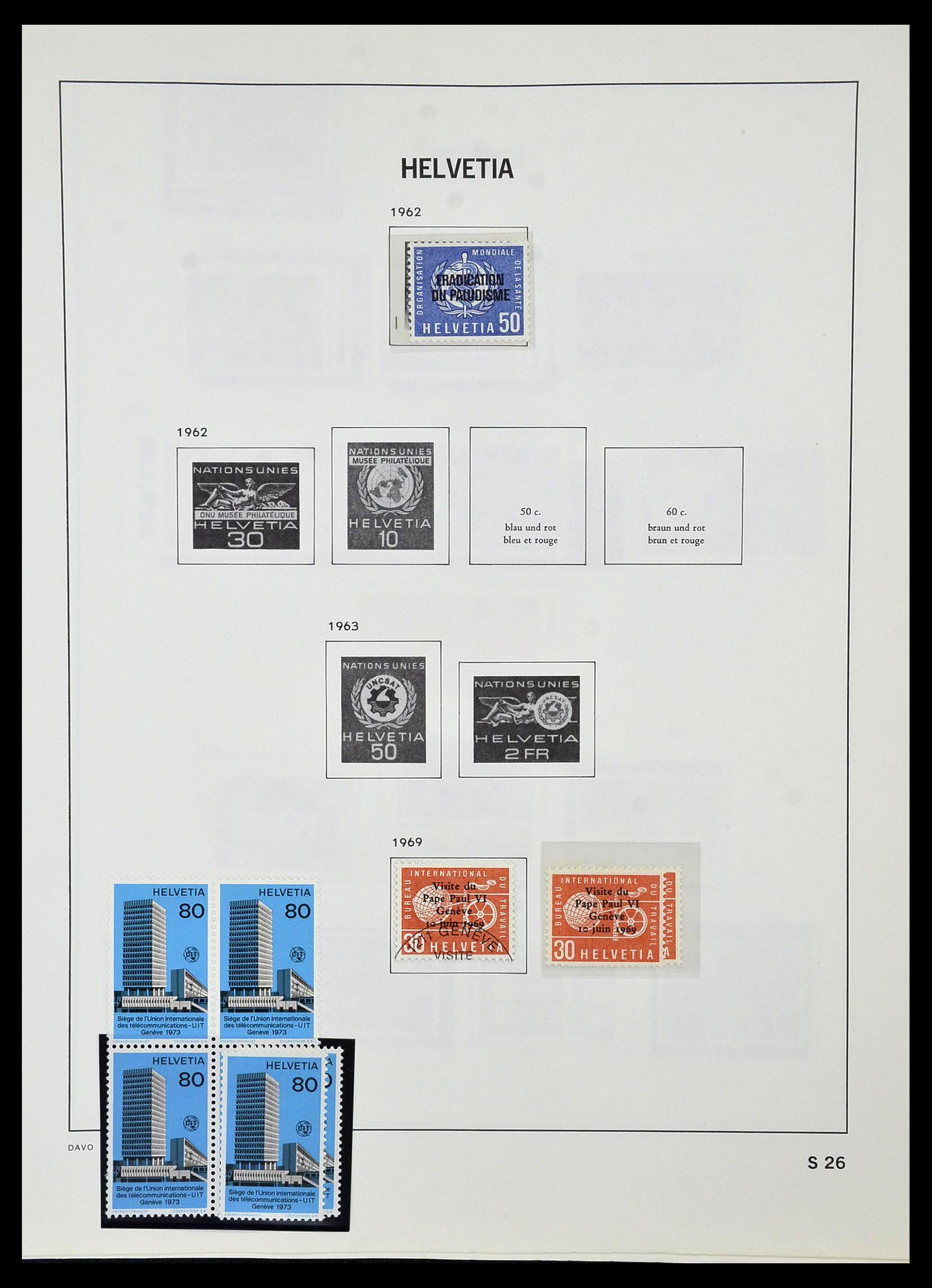 33990 165 - Stamp collection 33990 Switzerland 1854-1998.