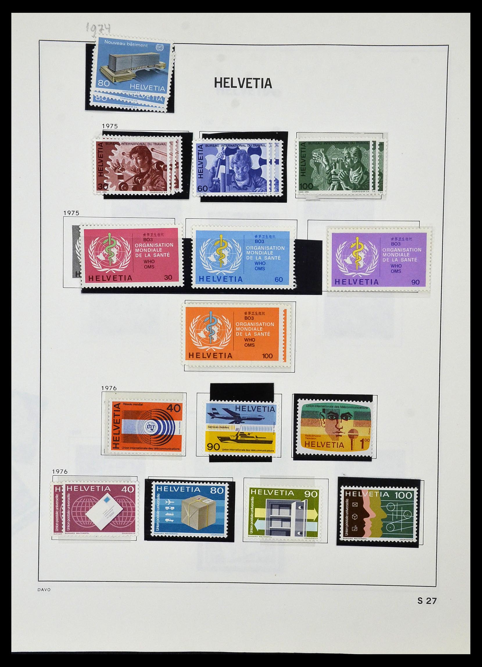 33990 166 - Stamp collection 33990 Switzerland 1854-1998.