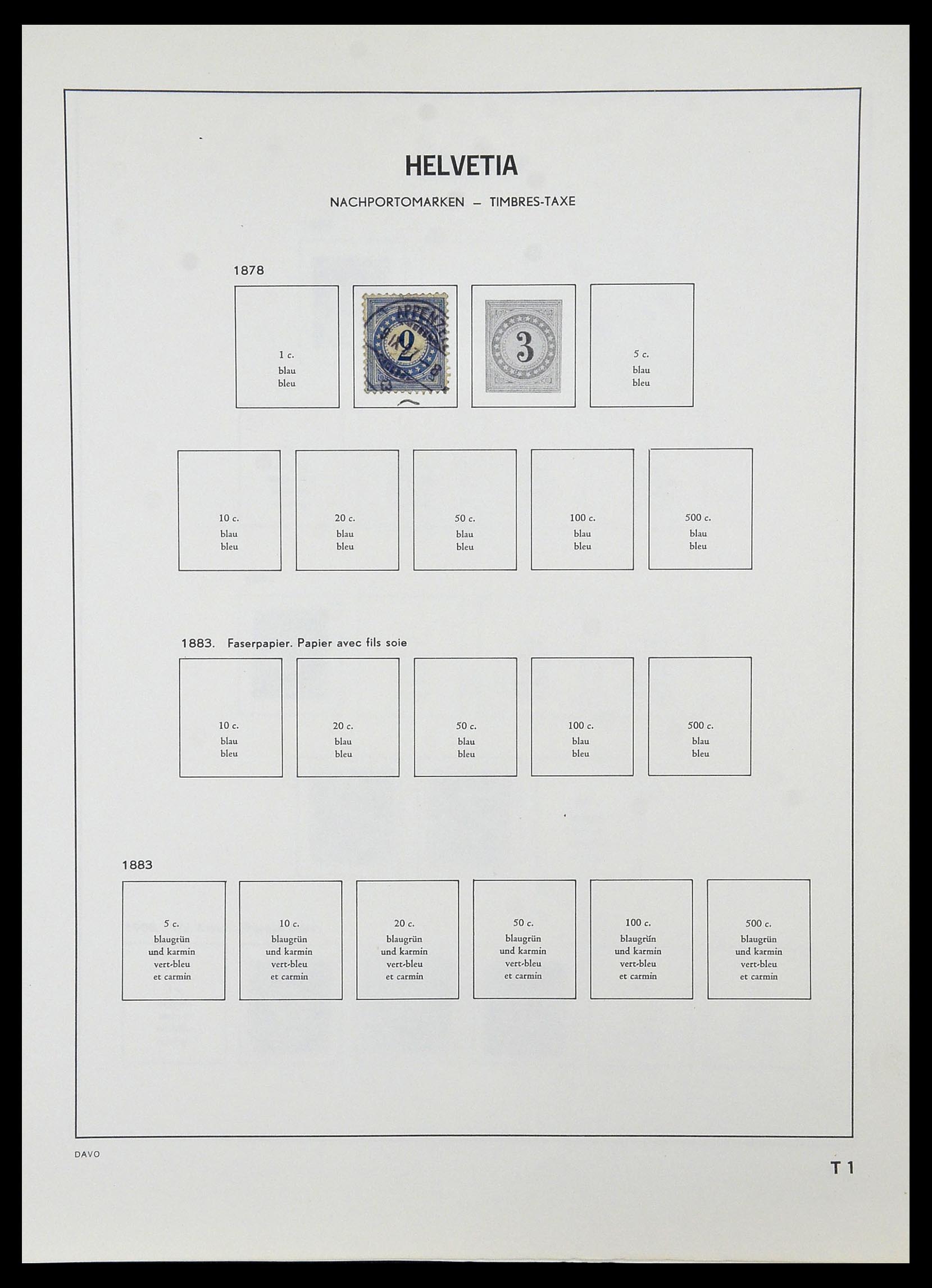 33990 168 - Stamp collection 33990 Switzerland 1854-1998.