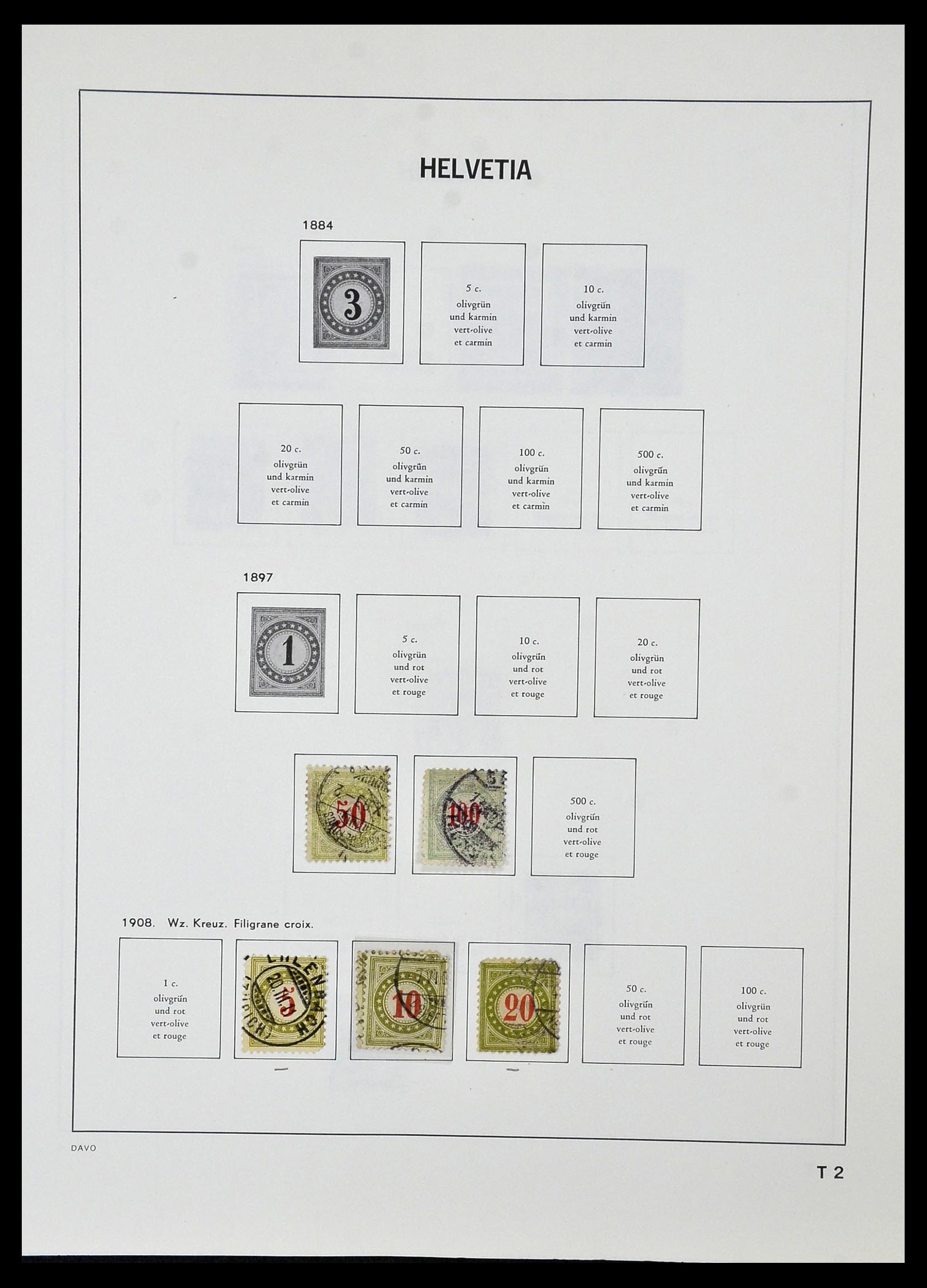 33990 169 - Stamp collection 33990 Switzerland 1854-1998.