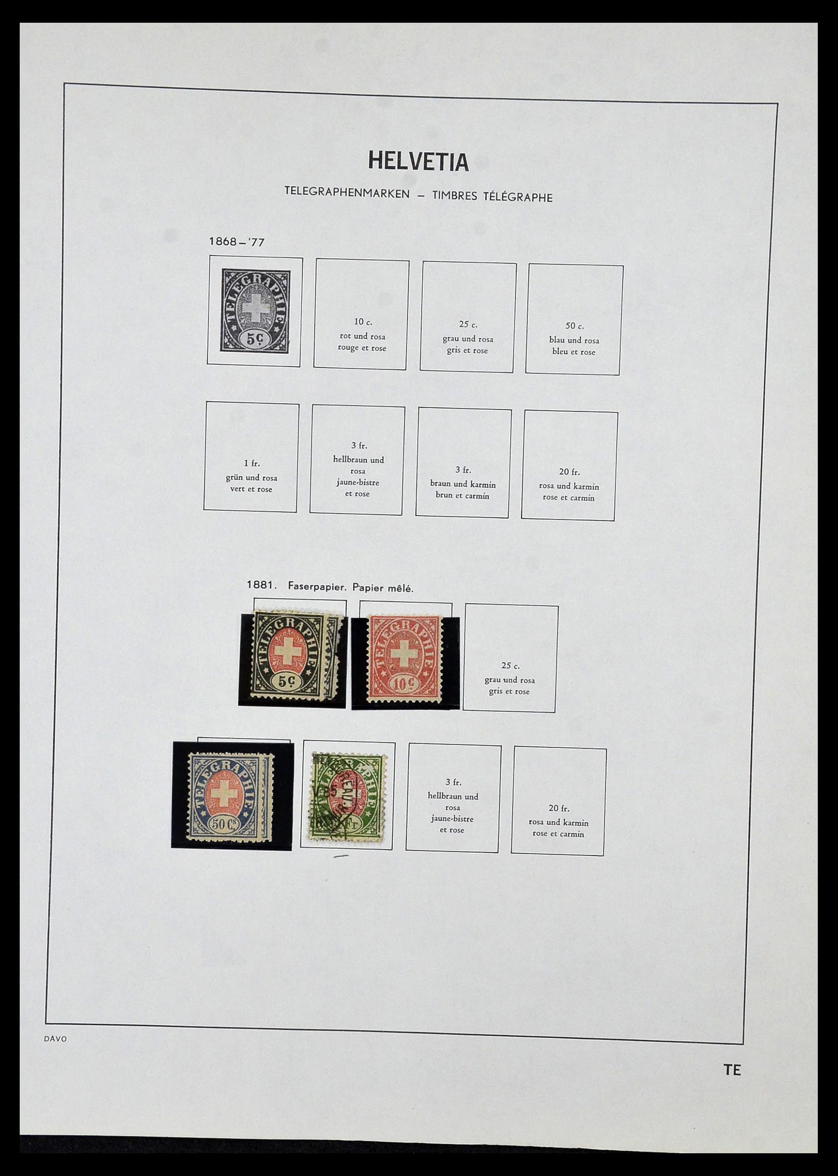 33990 172 - Stamp collection 33990 Switzerland 1854-1998.