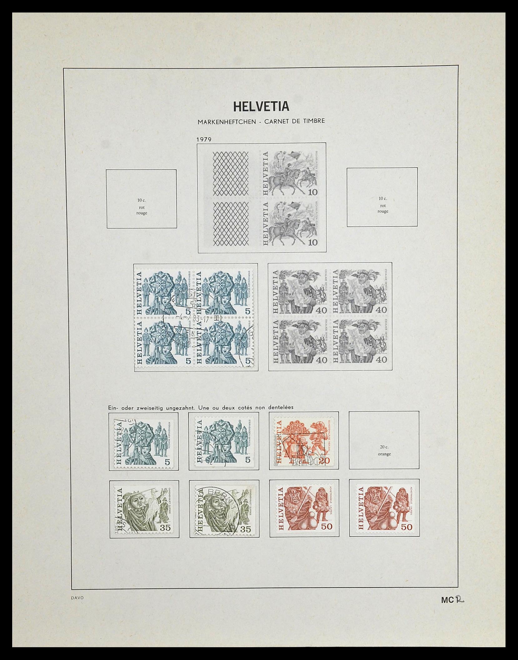 33990 199 - Stamp collection 33990 Switzerland 1854-1998.