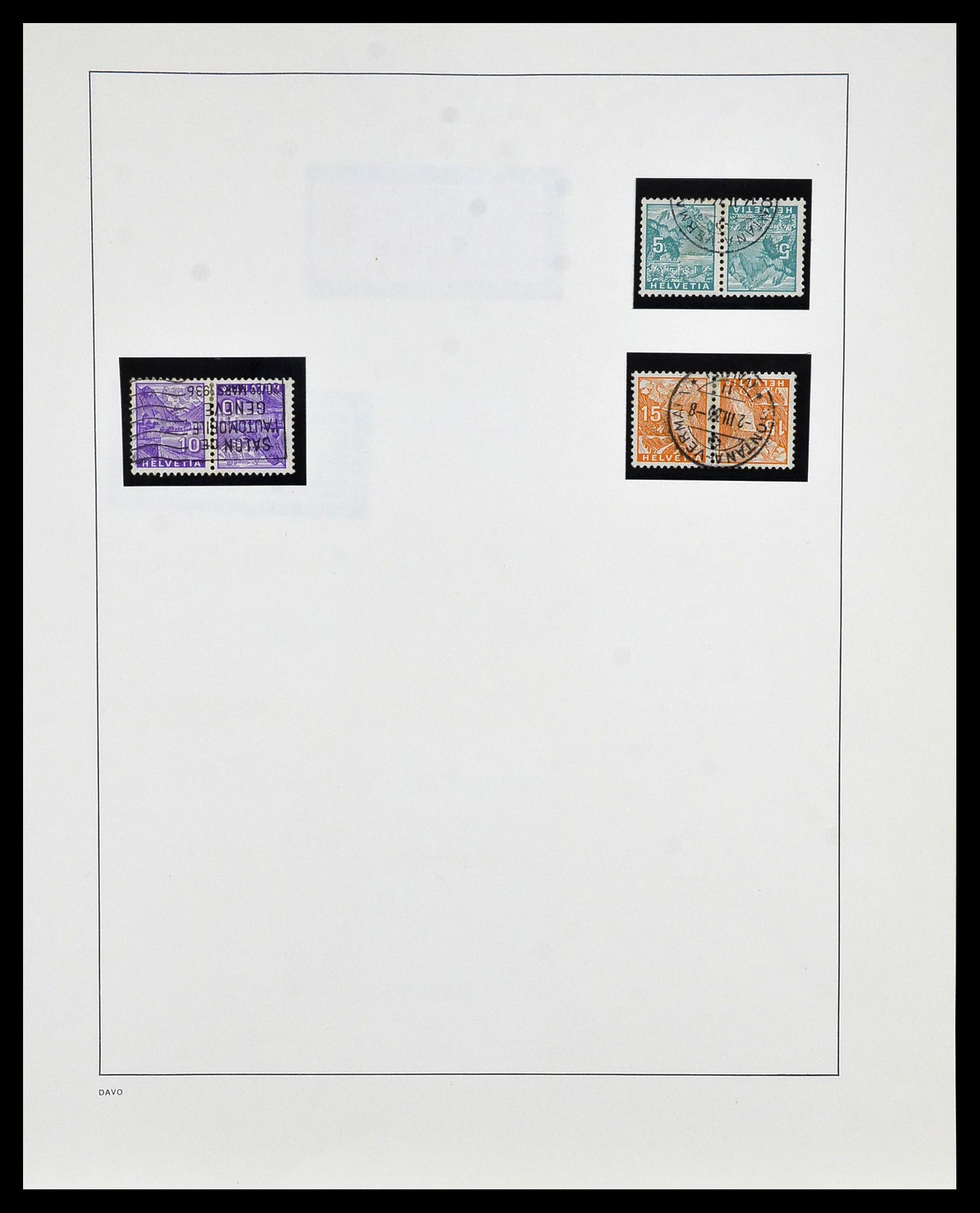 33990 201 - Stamp collection 33990 Switzerland 1854-1998.