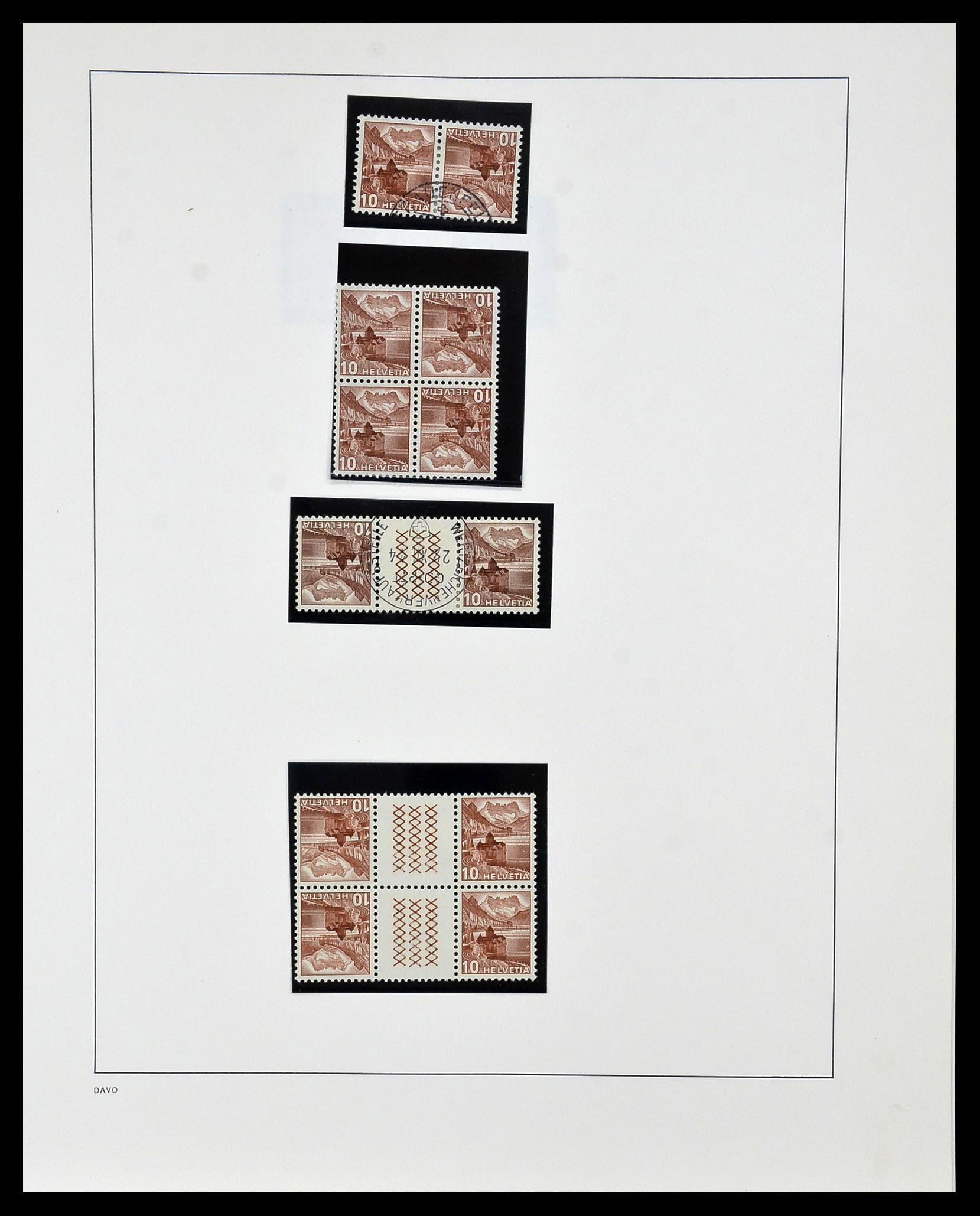 33990 205 - Postzegelverzameling 33990 Zwitserland 1854-1998.