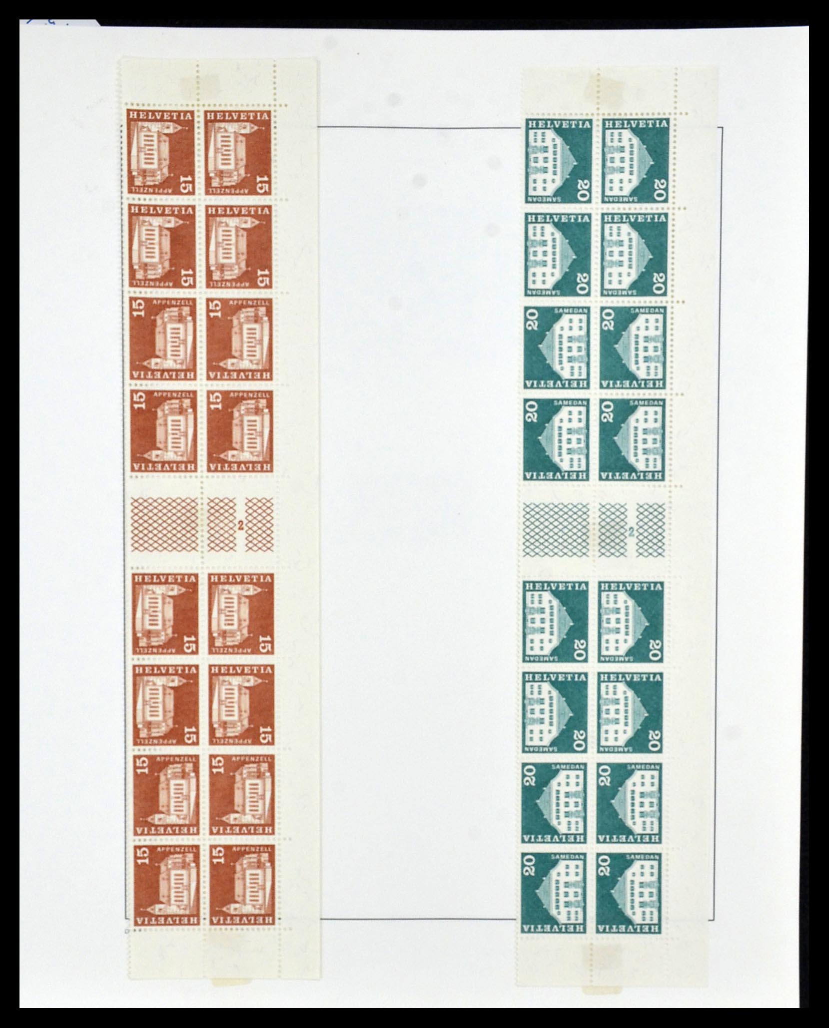 33990 211 - Postzegelverzameling 33990 Zwitserland 1854-1998.