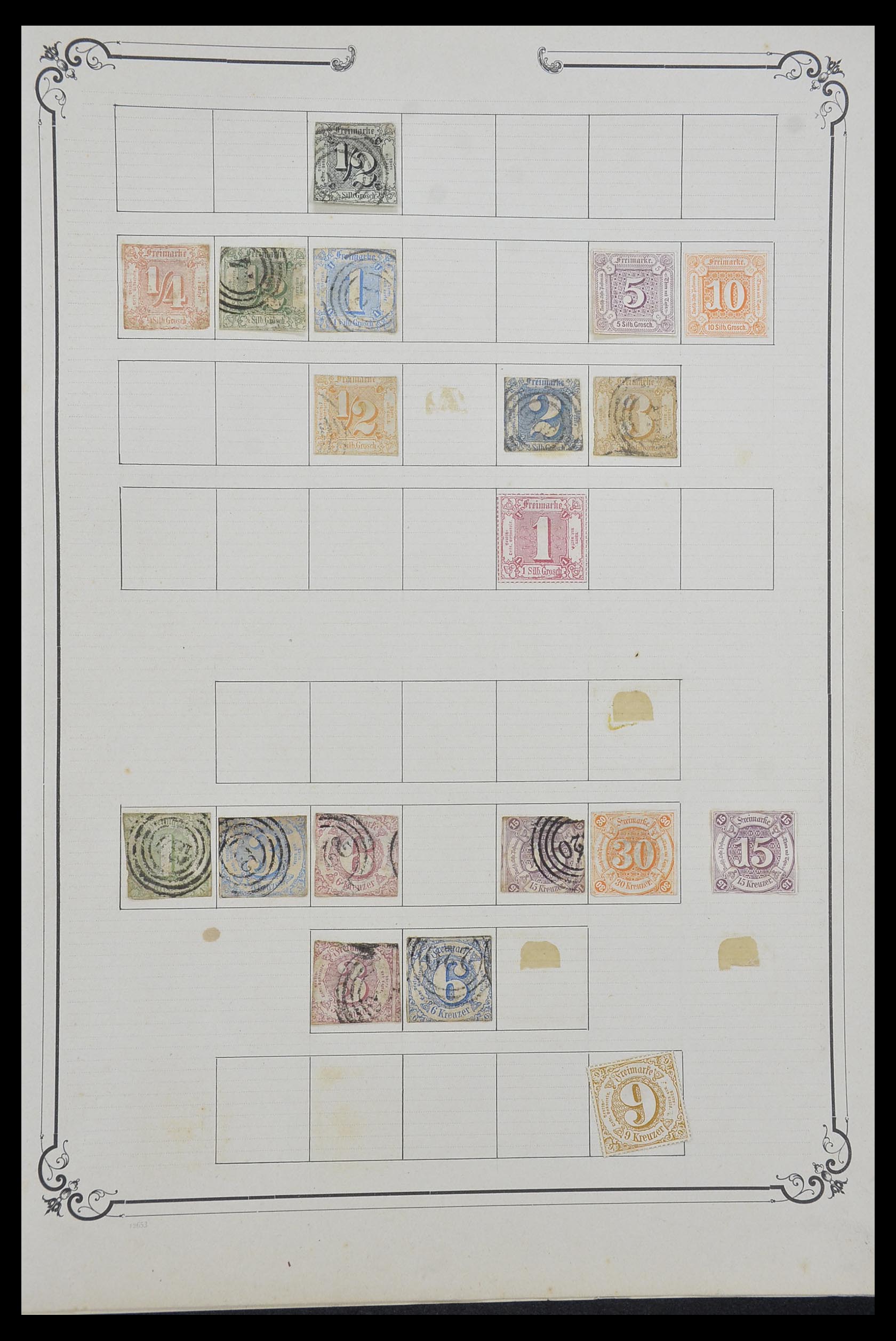 33991 006 - Postzegelverzameling 33991 Europese landen 1851-ca. 1920.