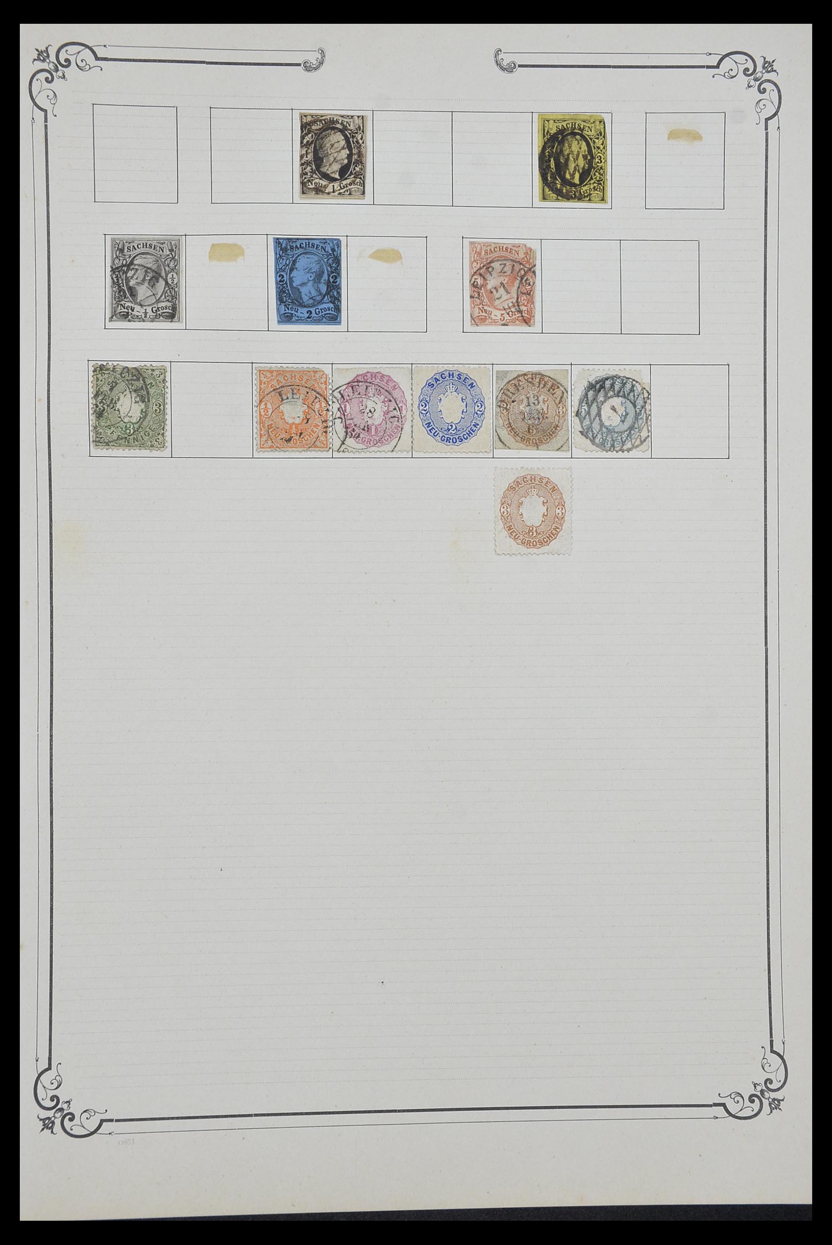 33991 010 - Postzegelverzameling 33991 Europese landen 1851-ca. 1920.