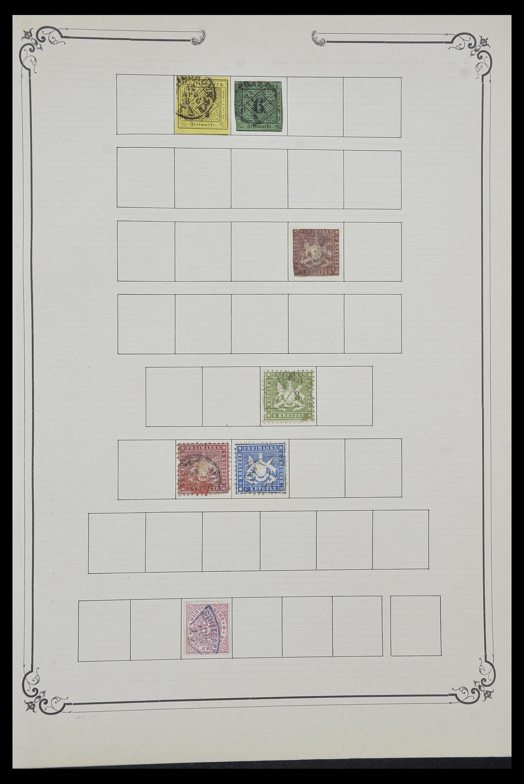 33991 011 - Postzegelverzameling 33991 Europese landen 1851-ca. 1920.